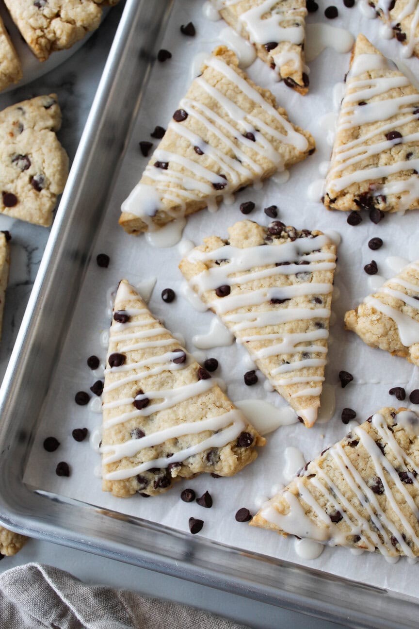 The Best Mini-Chocolate Chip Scones (Easy Recipe!)