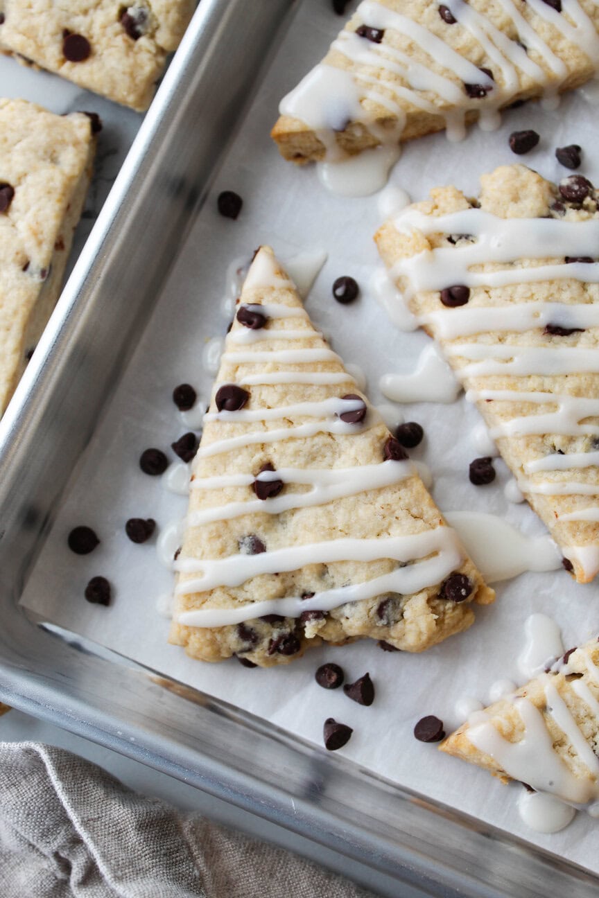 The Best Mini-Chocolate Chip Scones (Easy Recipe!)