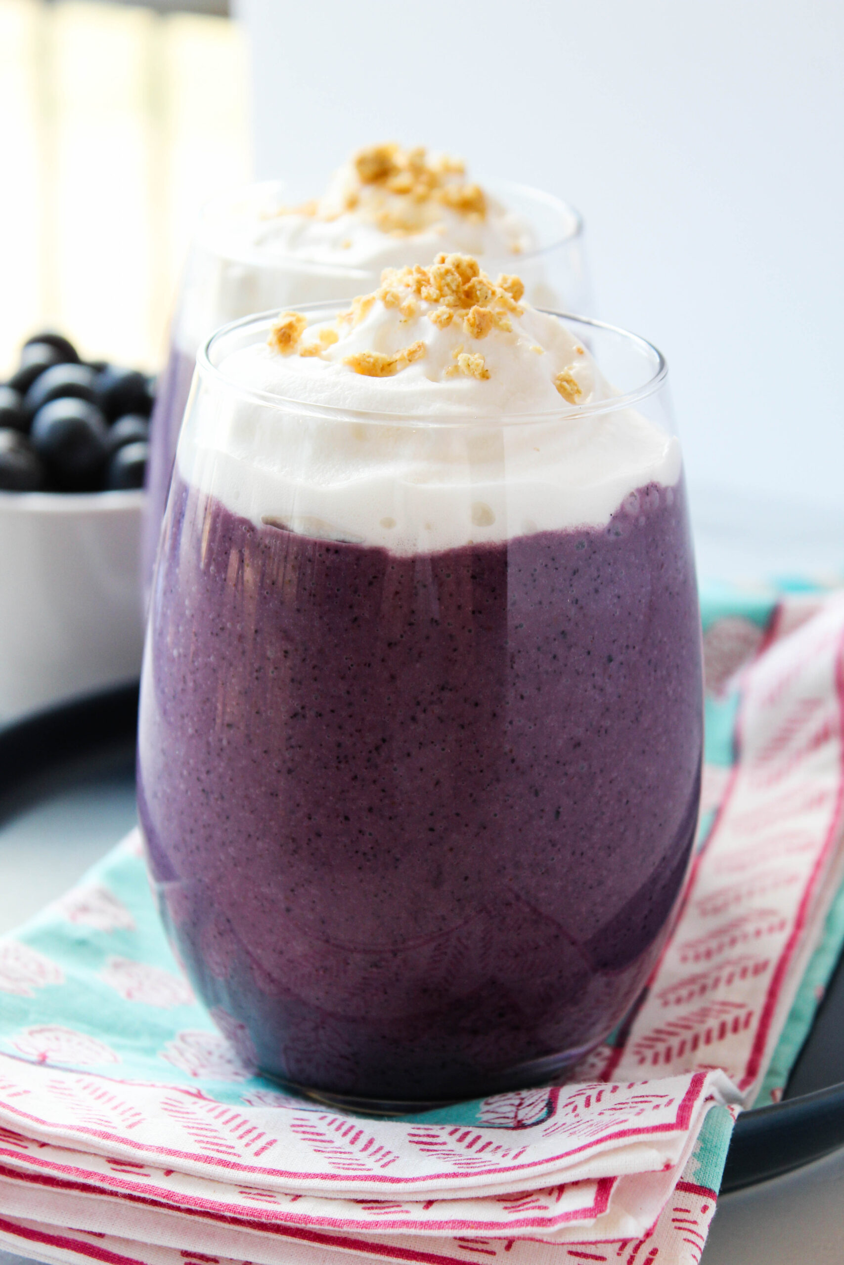 Blueberry Cheesecake Protein Smoothie
