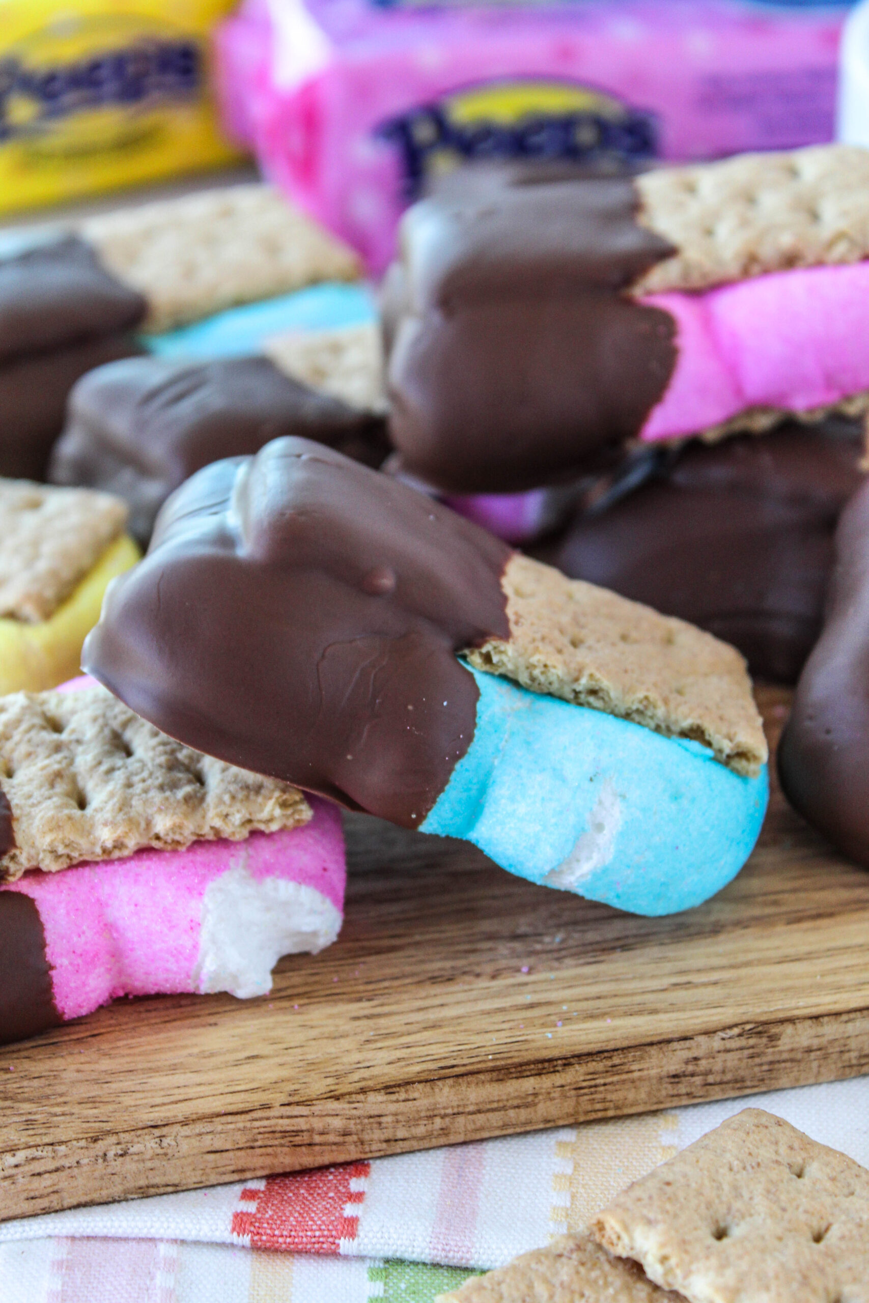 Peeps S’mores Graham Cracker Cookies