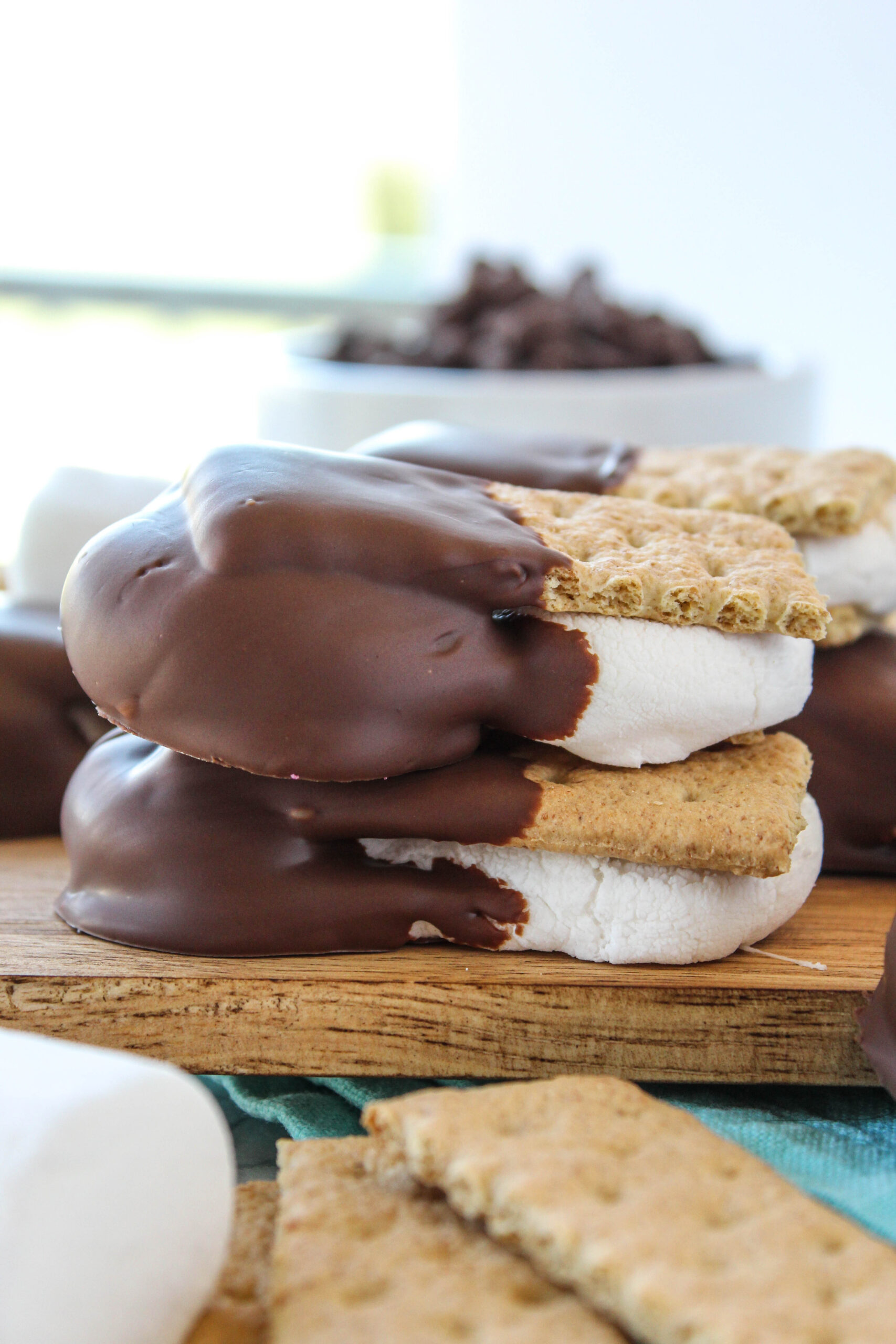 S’mores Graham Cracker Cookies