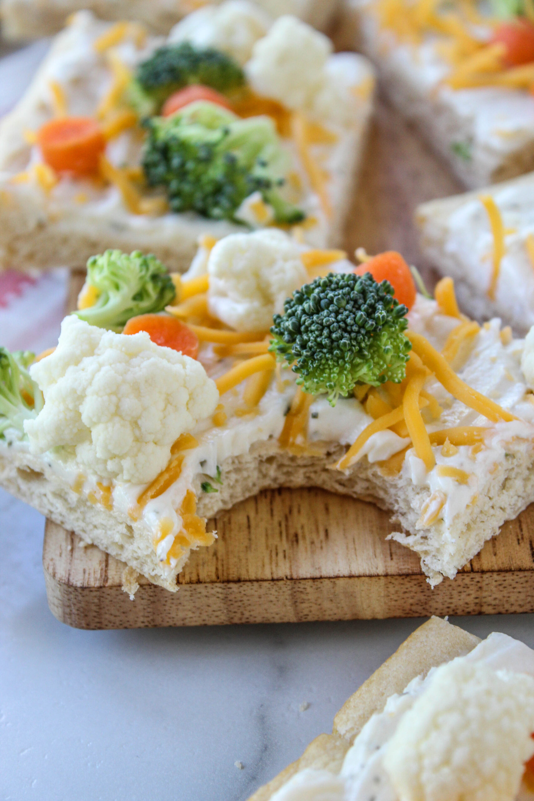 Veggie Pizza with Crescent Roll Recipe