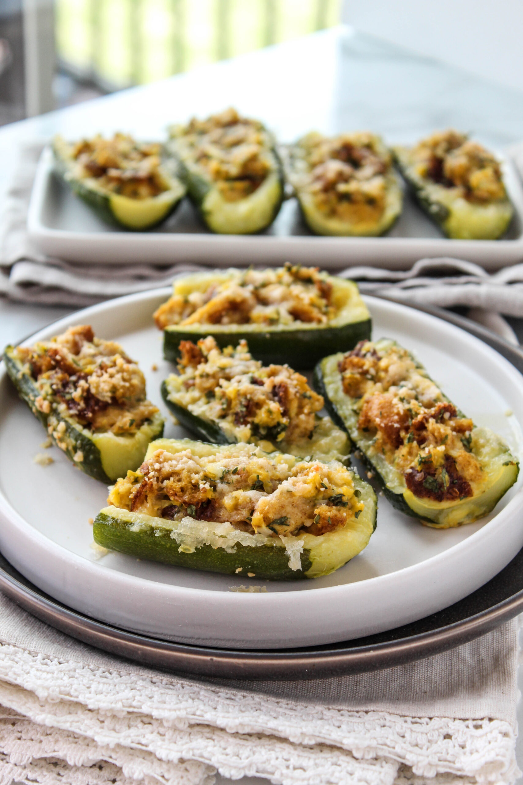 Stuffed Zucchini Boats