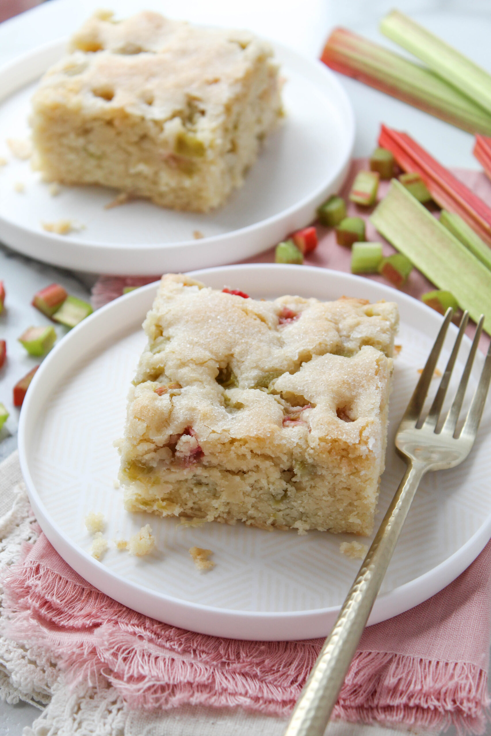 Rhubarb Breakfast Cake Recipe