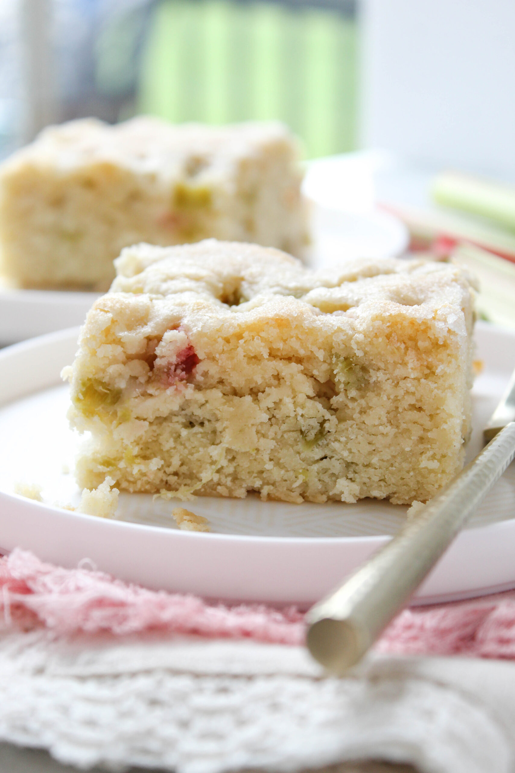 Rhubarb Breakfast Cake Recipe