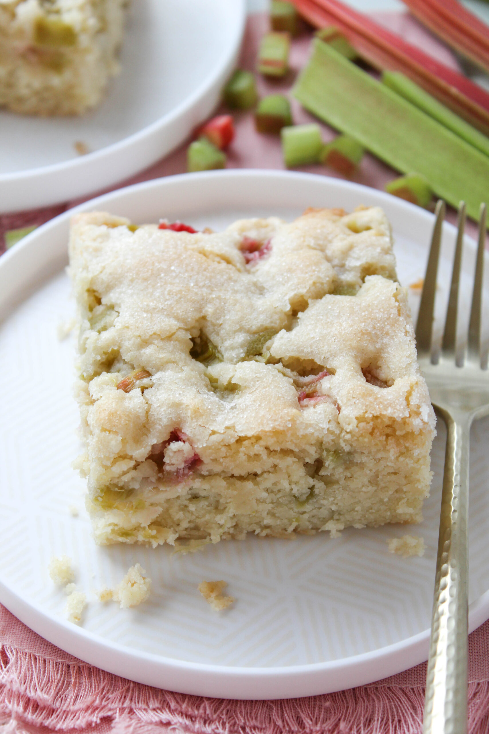 Rhubarb Breakfast Cake Recipe