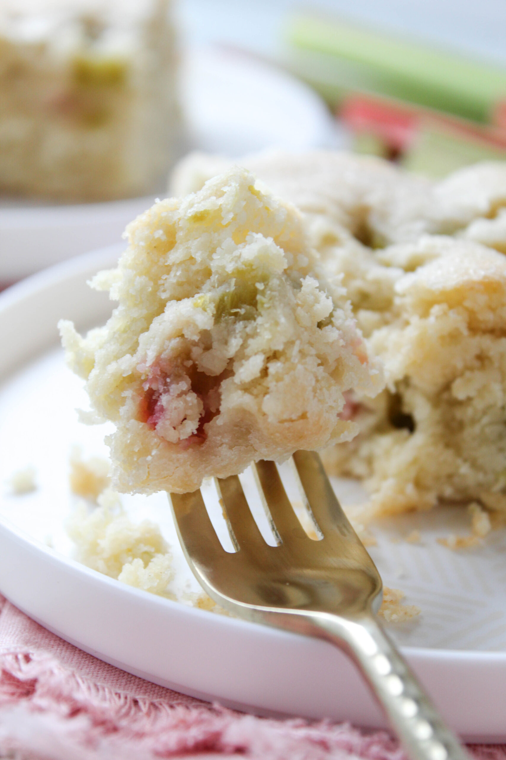 Rhubarb Breakfast Cake Recipe