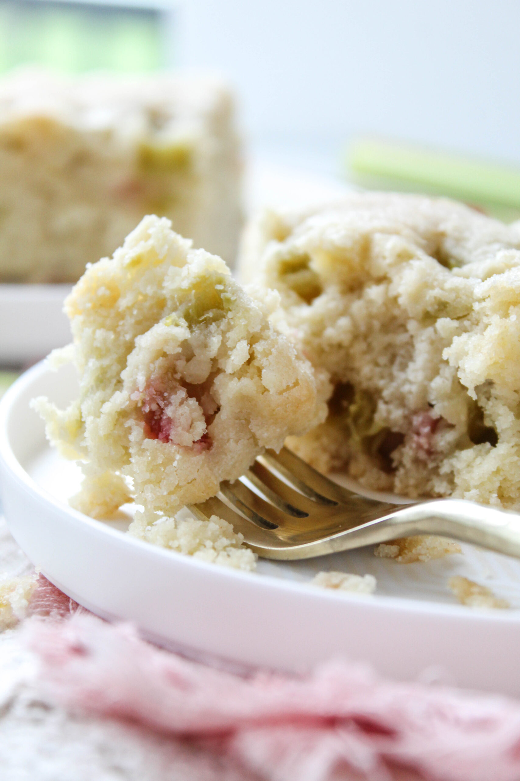 Rhubarb Breakfast Cake Recipe