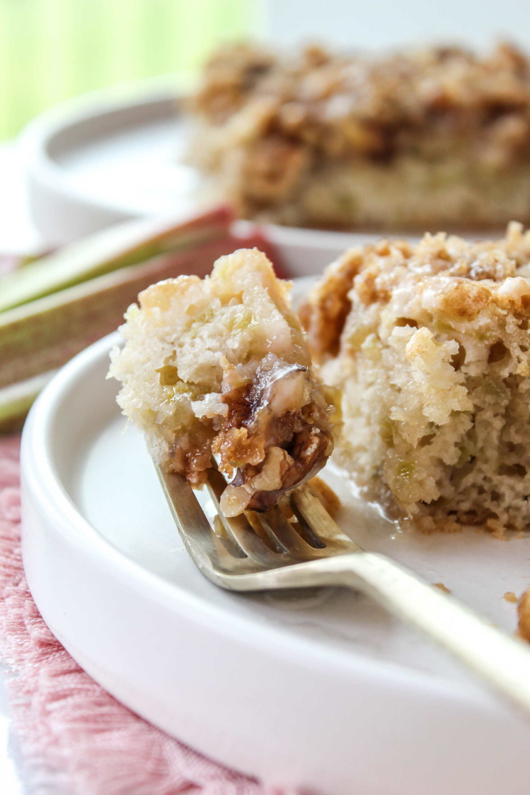 Rhubarb Cake Recipe