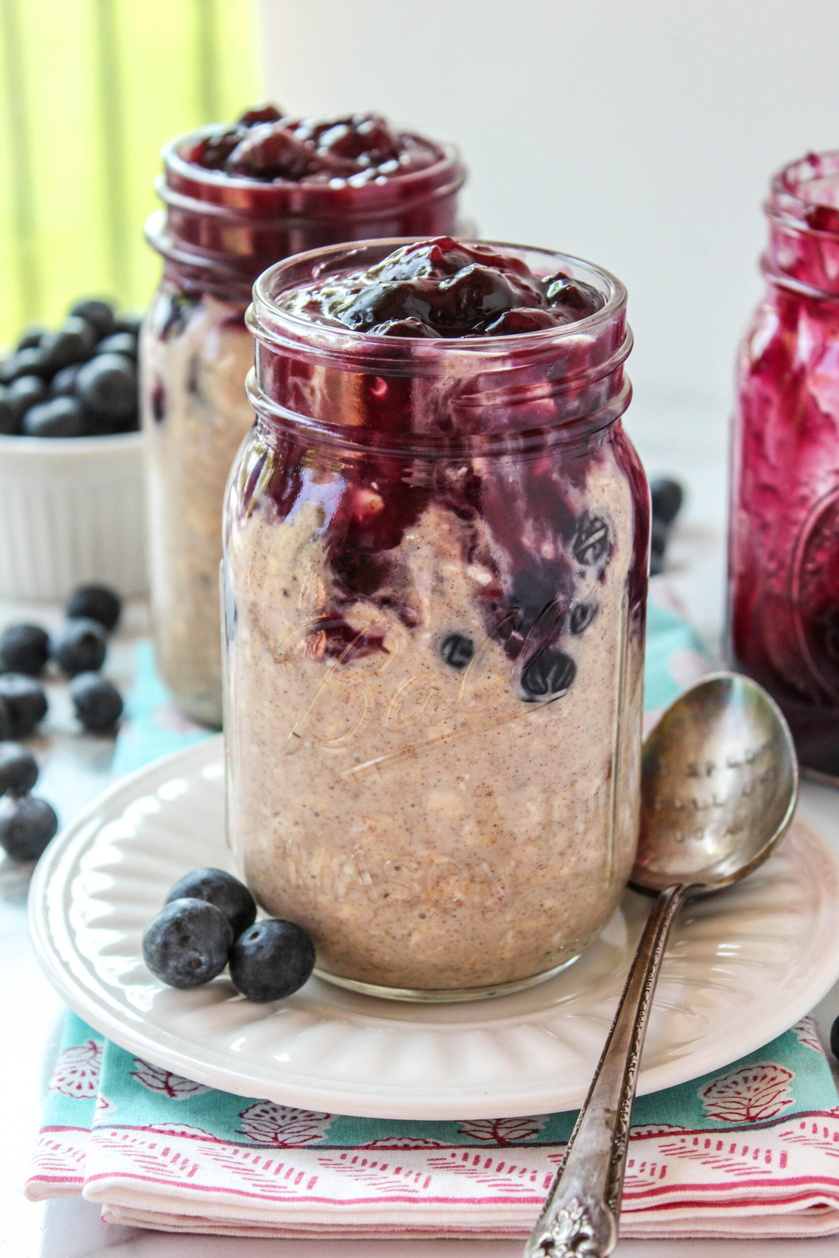 Blueberry Pie Overnight Oats