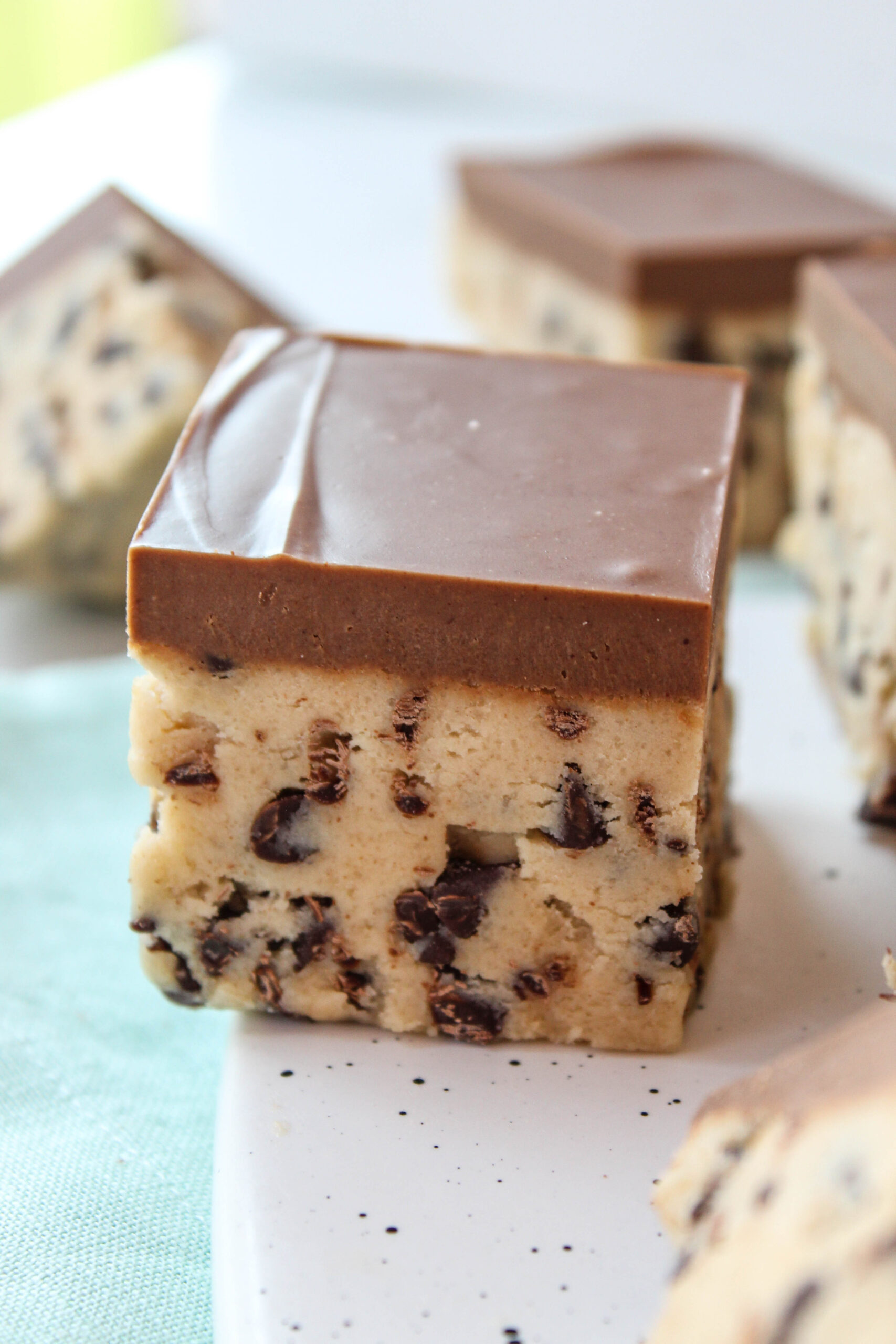 The Best Peanut Butter Chocolate Chip Cookie Dough Bars