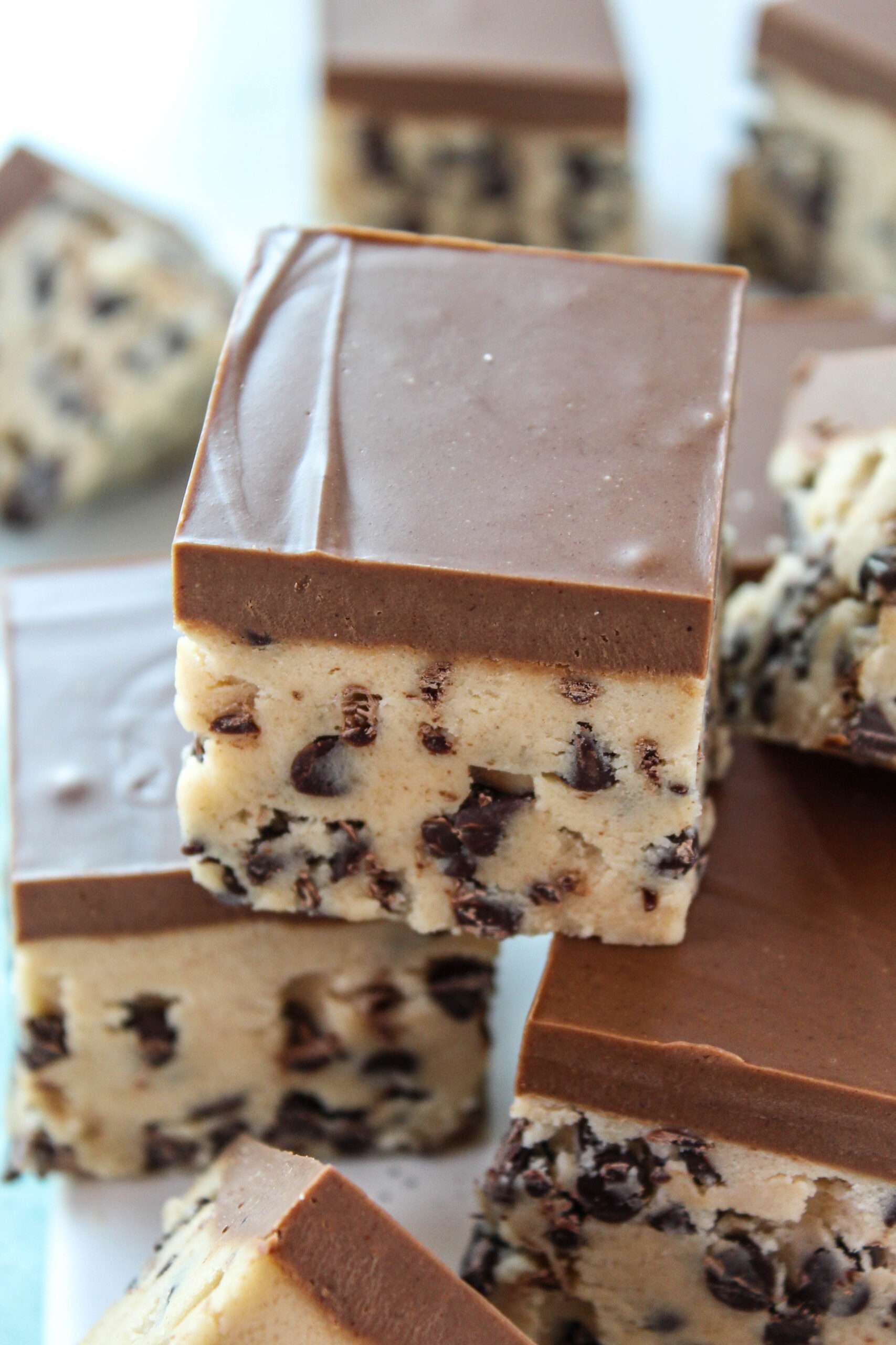 The Best Peanut Butter Chocolate Chip Cookie Dough Bars