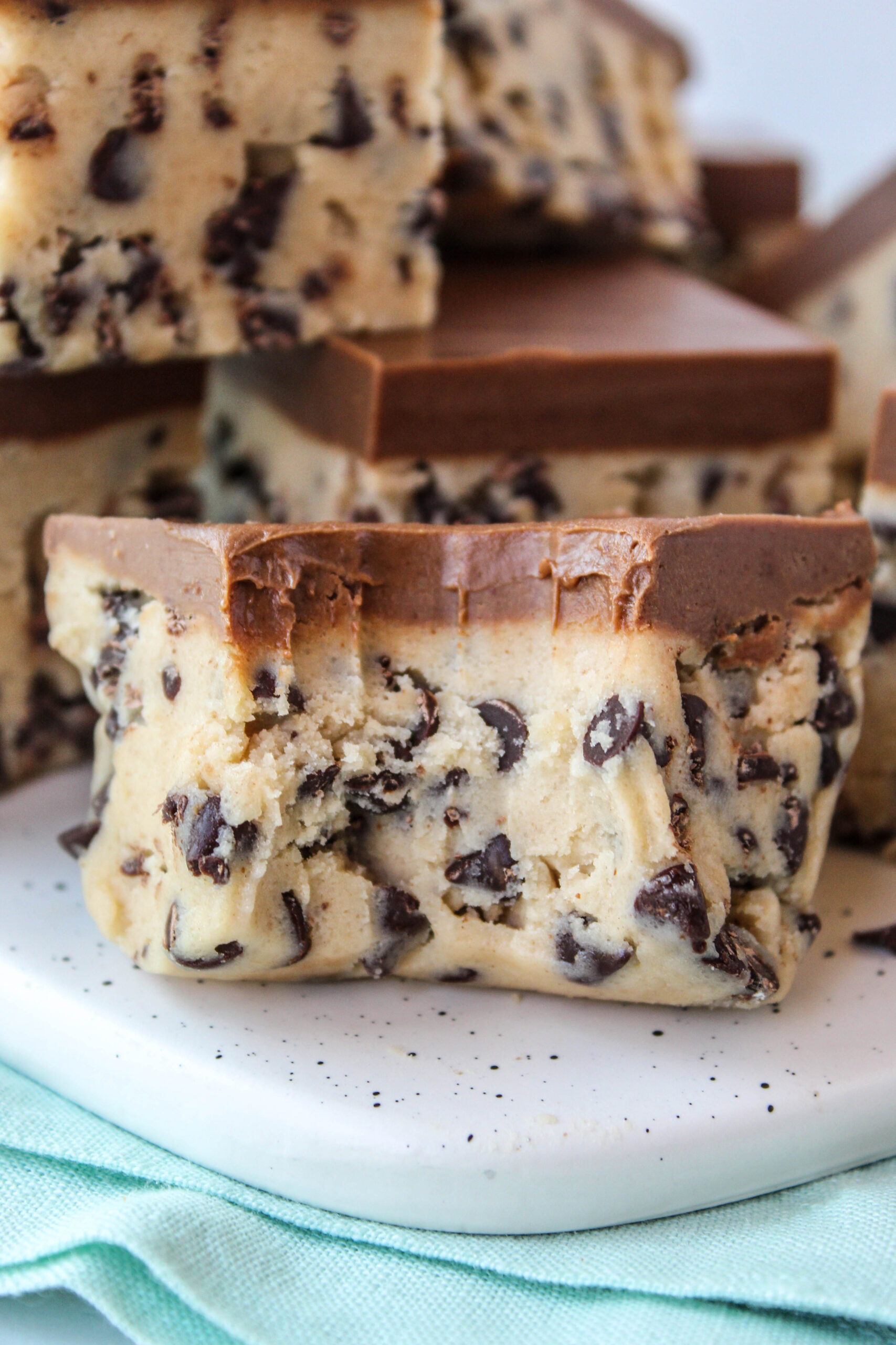 The Best Peanut Butter Chocolate Chip Cookie Dough Bars
