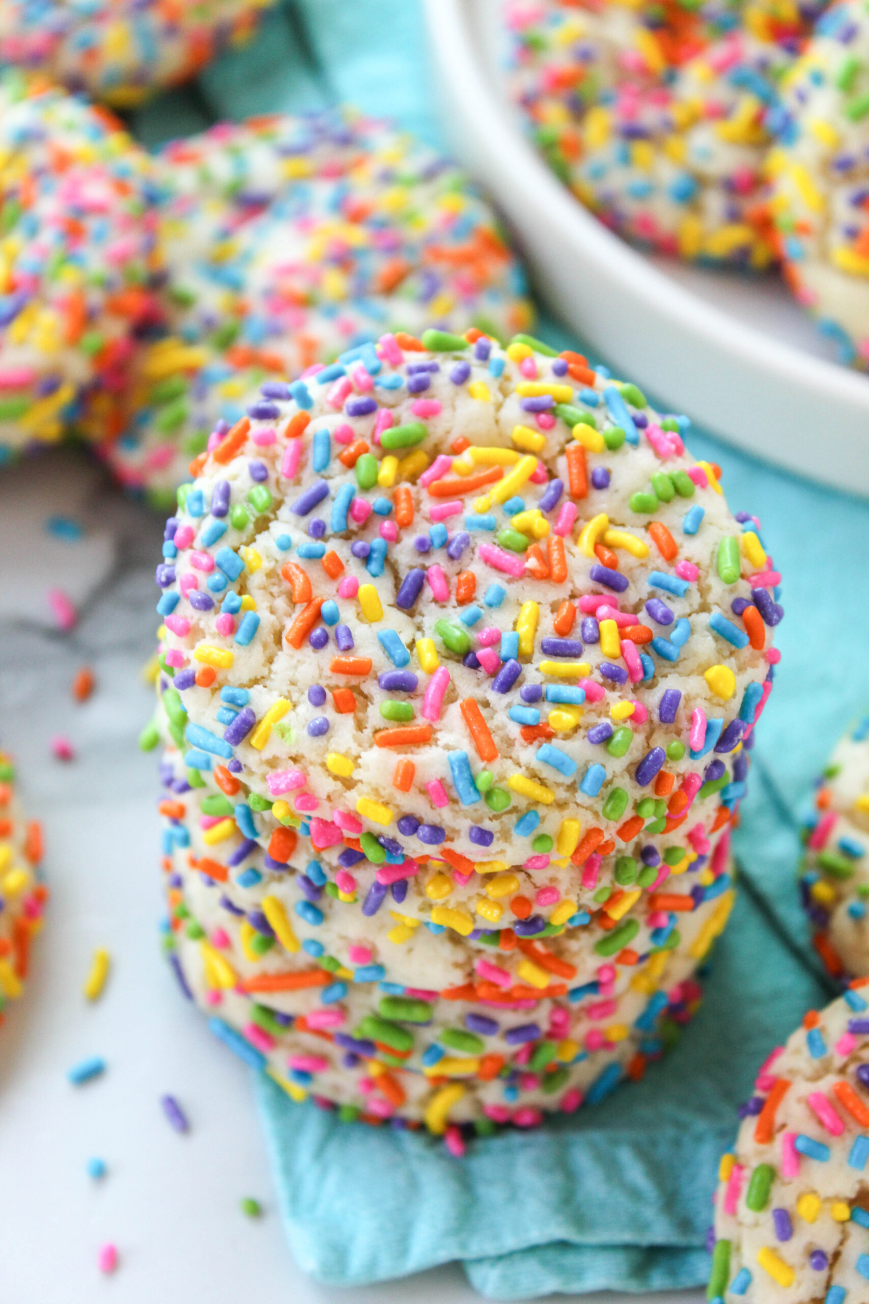 Birthday Sprinkle Cake Mix Cookies