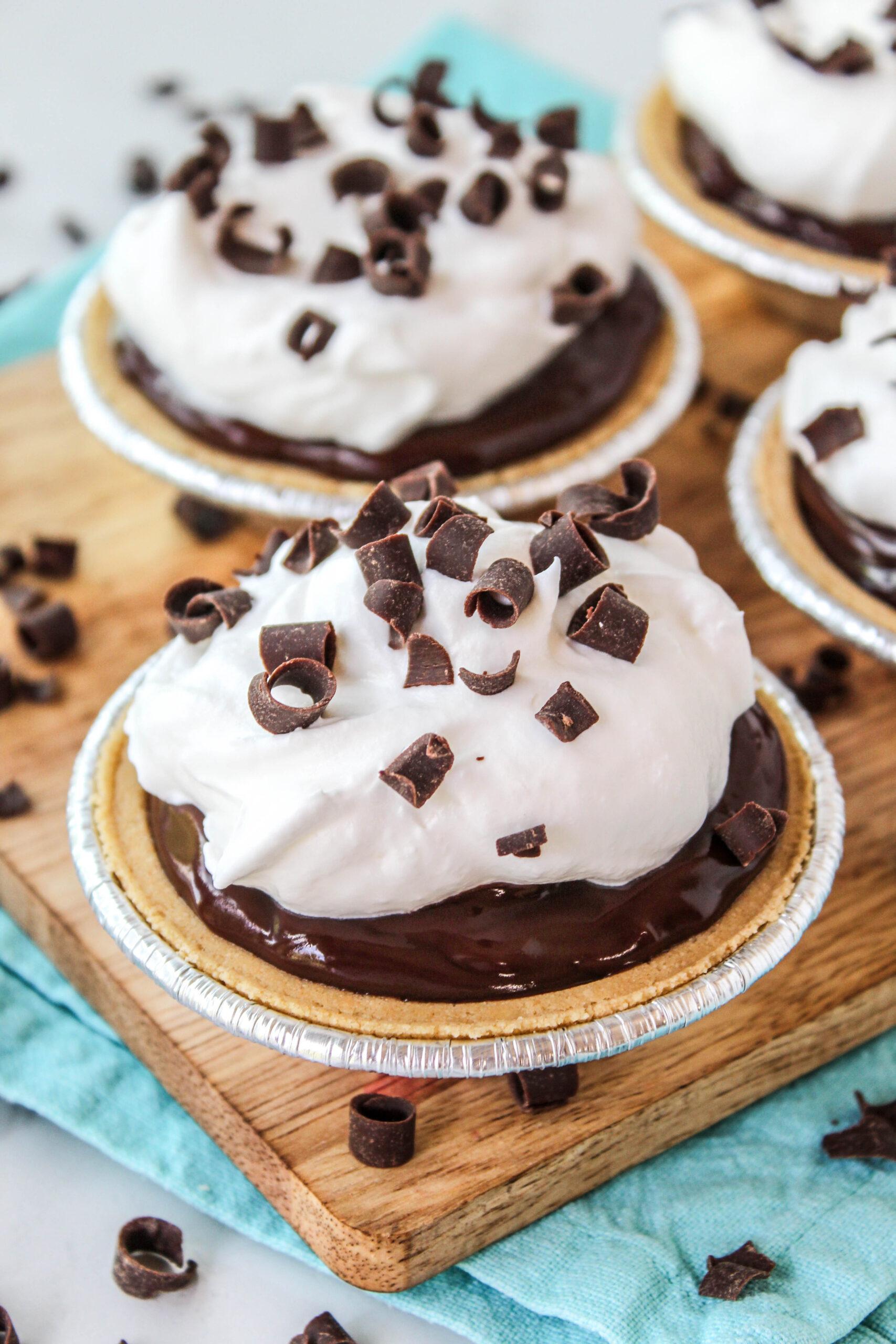 Mini-Chocolate Pudding Pie Recipe