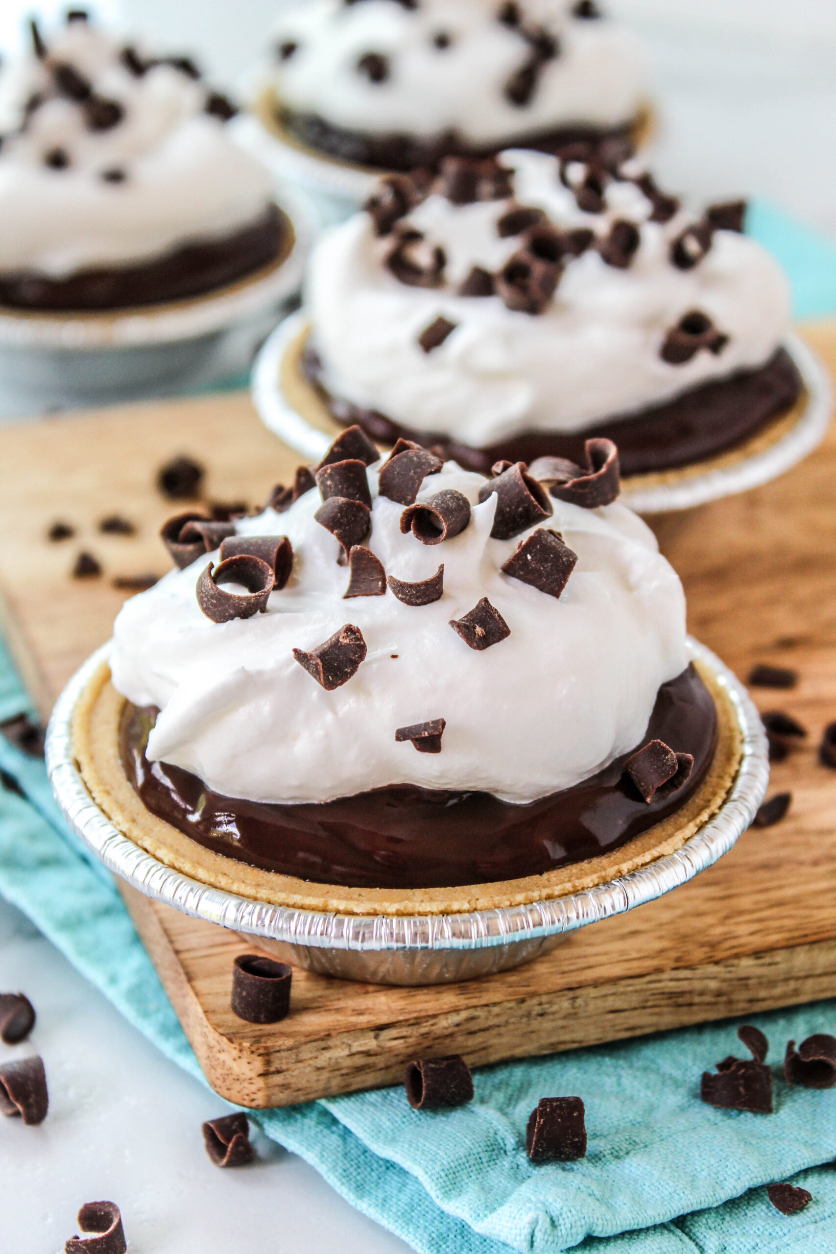 Mini-Chocolate Pudding Pie Recipe