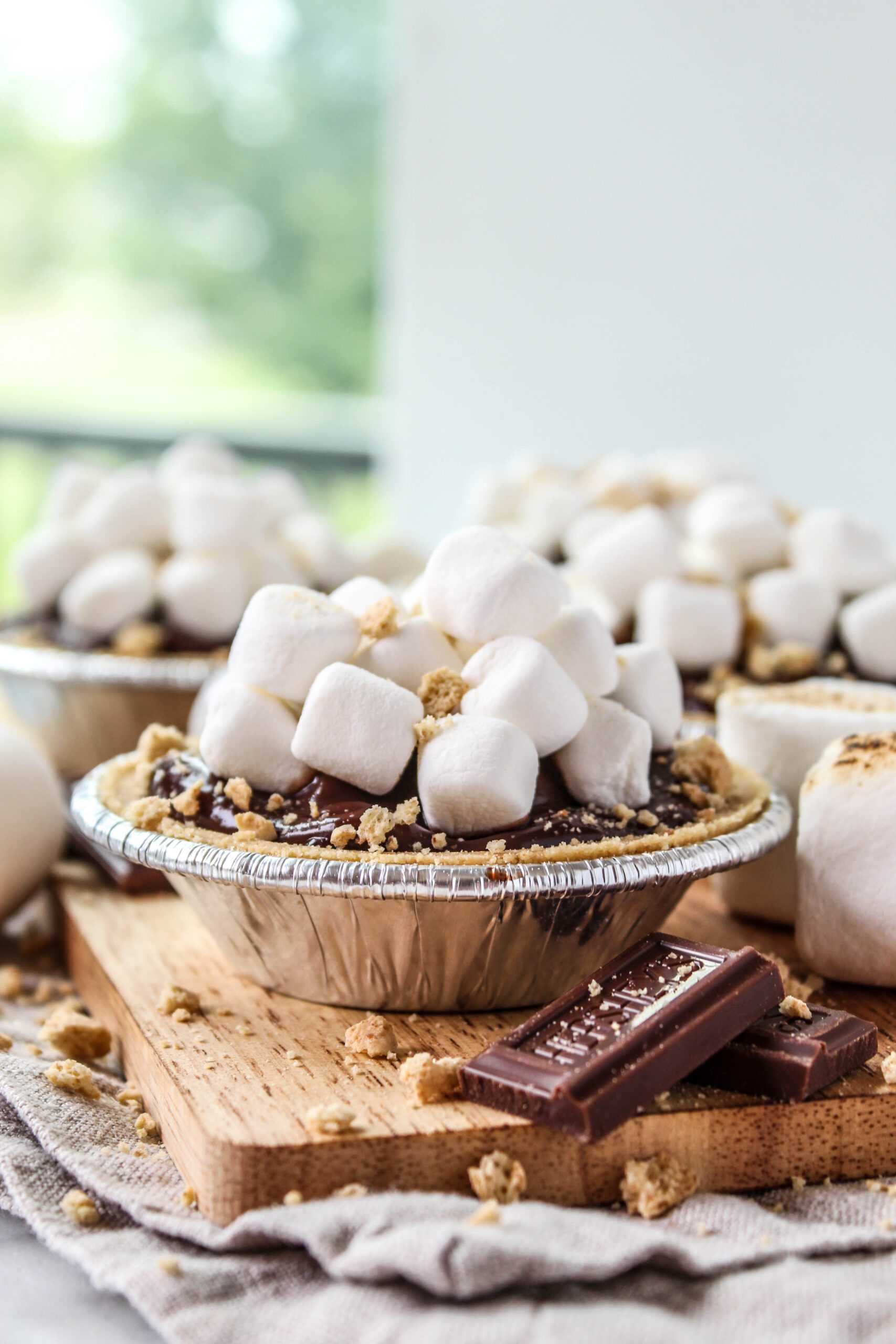 S'mores Mini-Pudding Pie Recipe