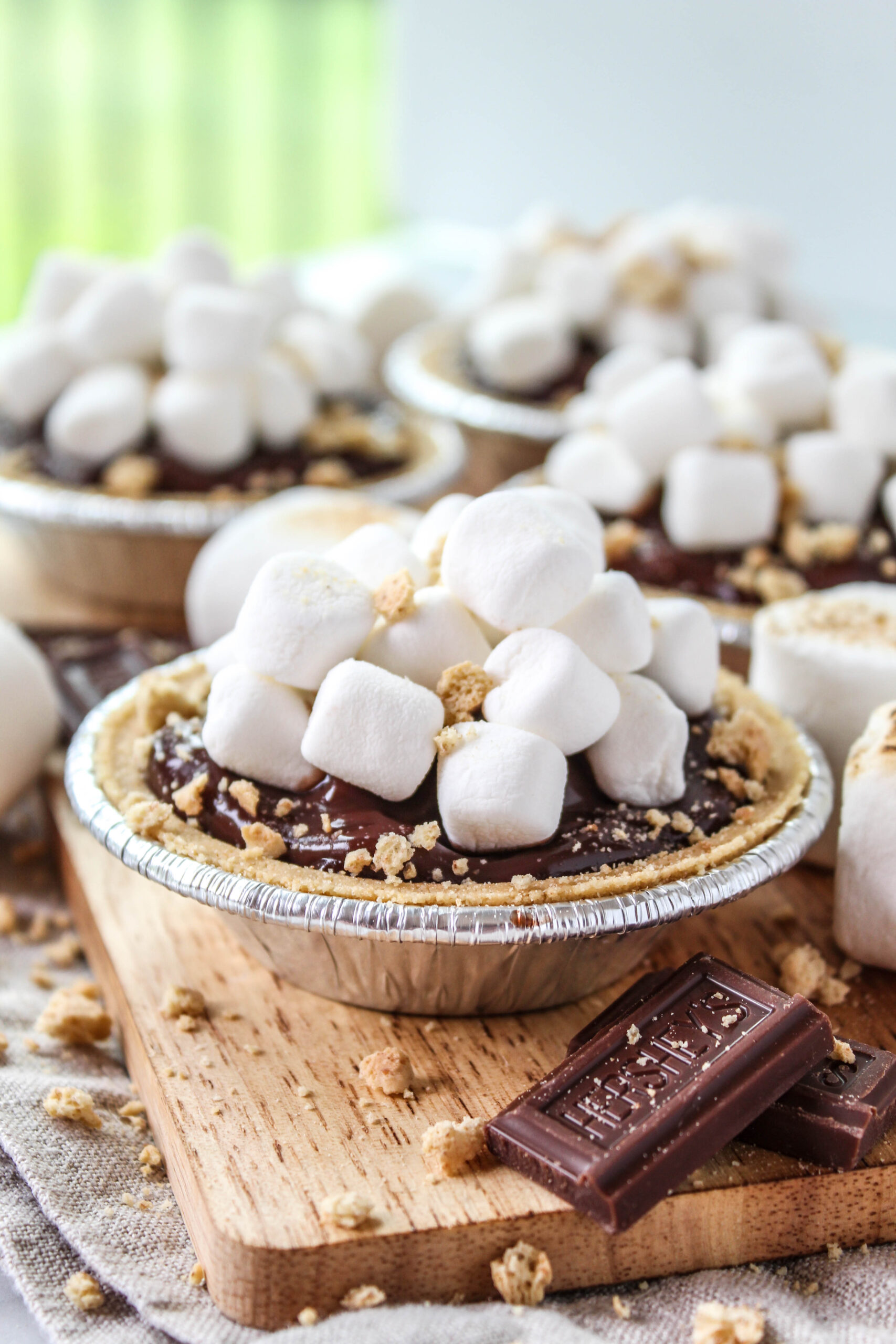 S'mores Mini-Pudding Pie Recipe
