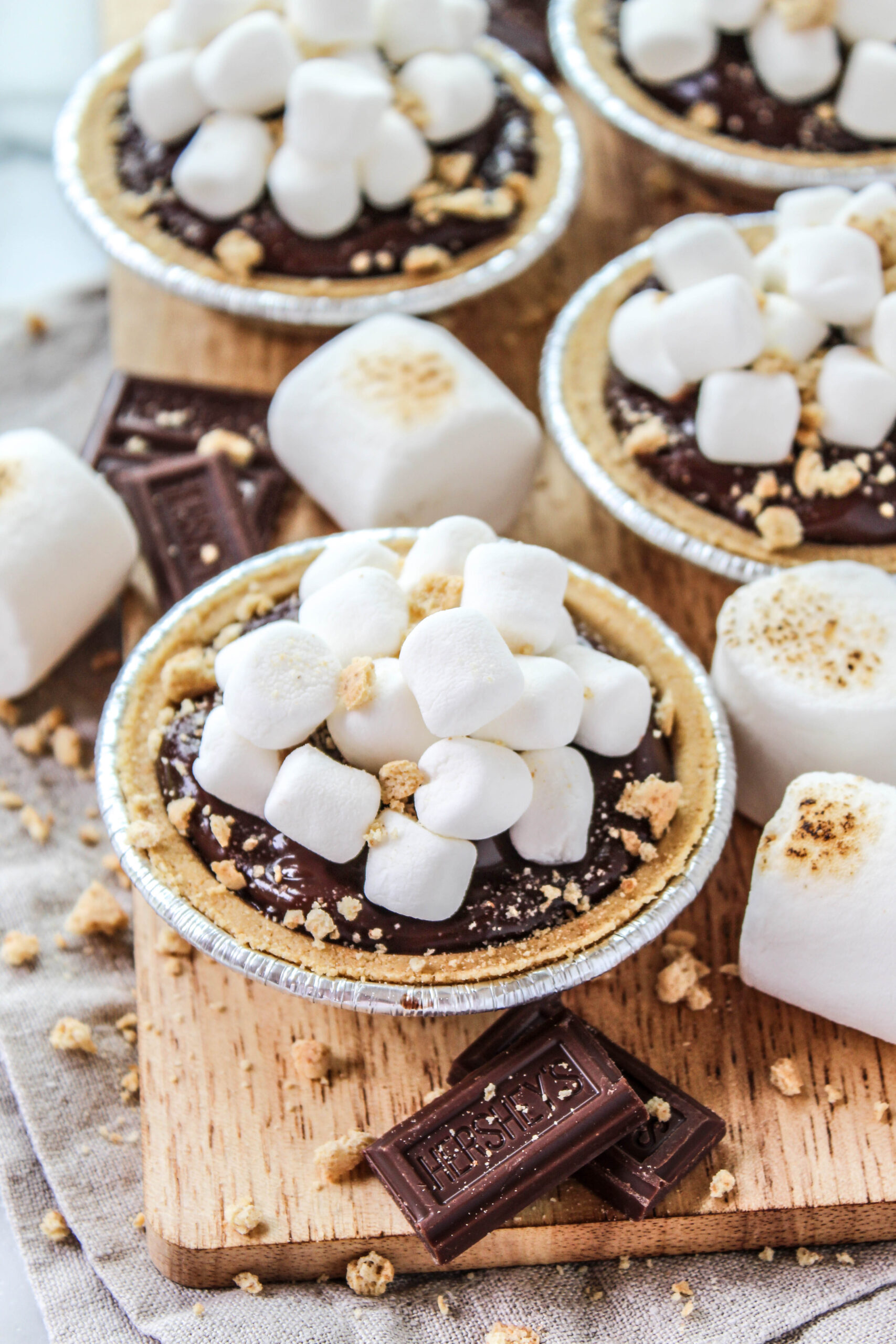 S'mores Mini-Pudding Pie Recipe