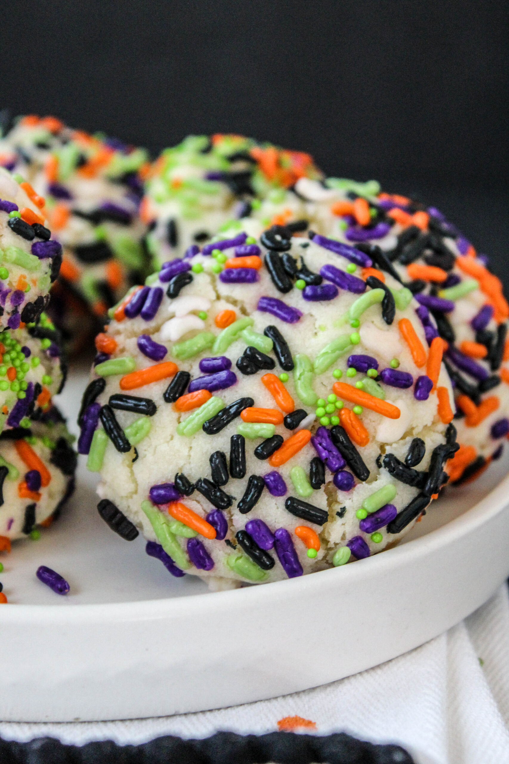 Halloween Sprinkle Cake Mix Cookie Recipe