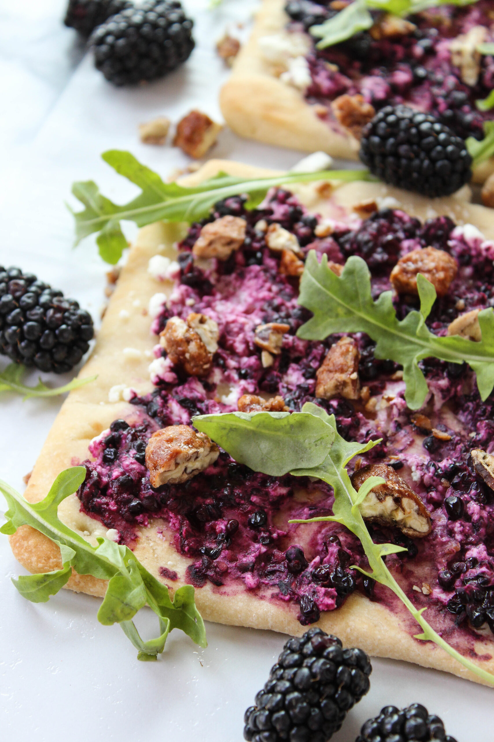 Blackberry Flatbread Pizza Recipe