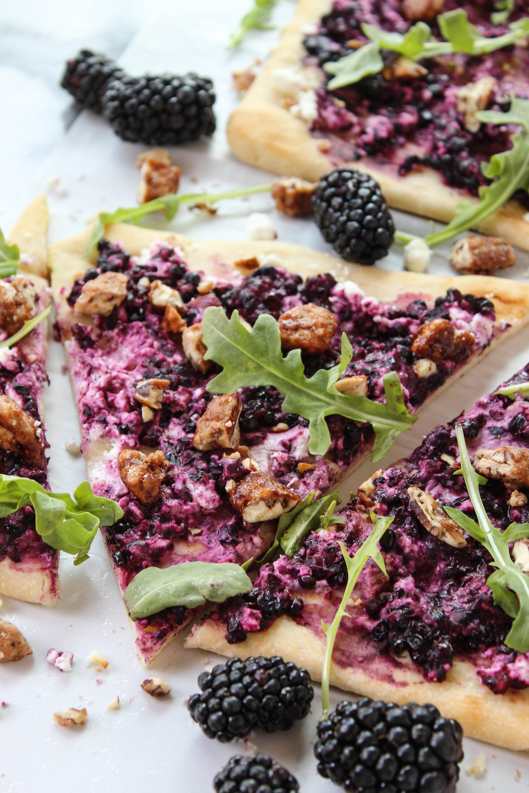 Blackberry Flatbread Pizza Recipe