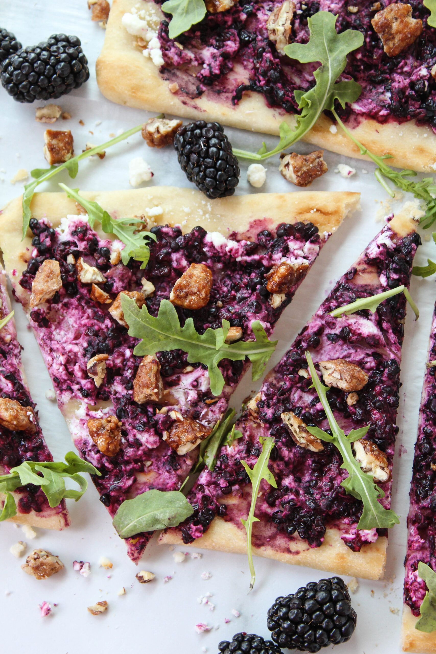 Blackberry Flatbread Pizza Recipe