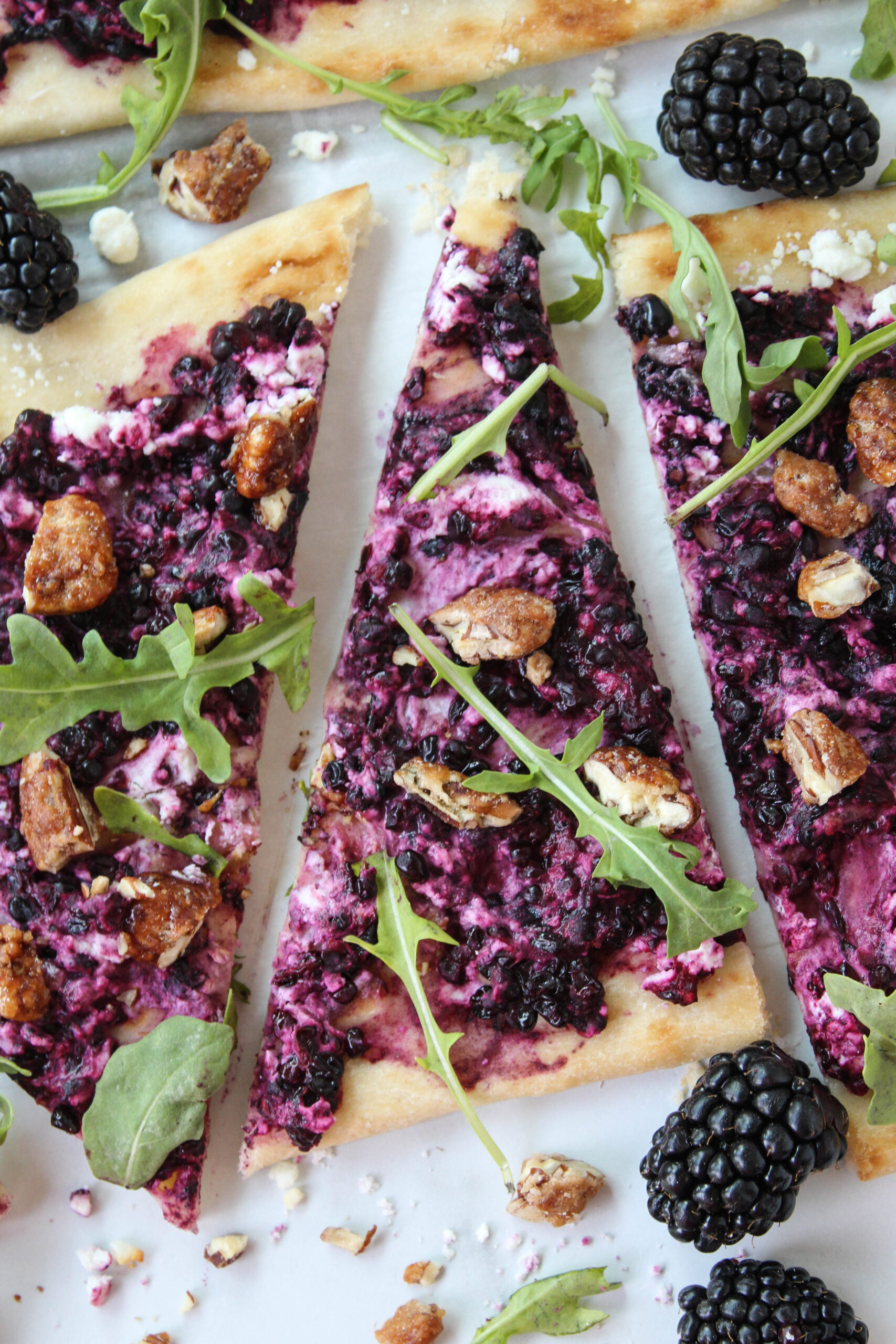 Blackberry Flatbread Pizza Recipe