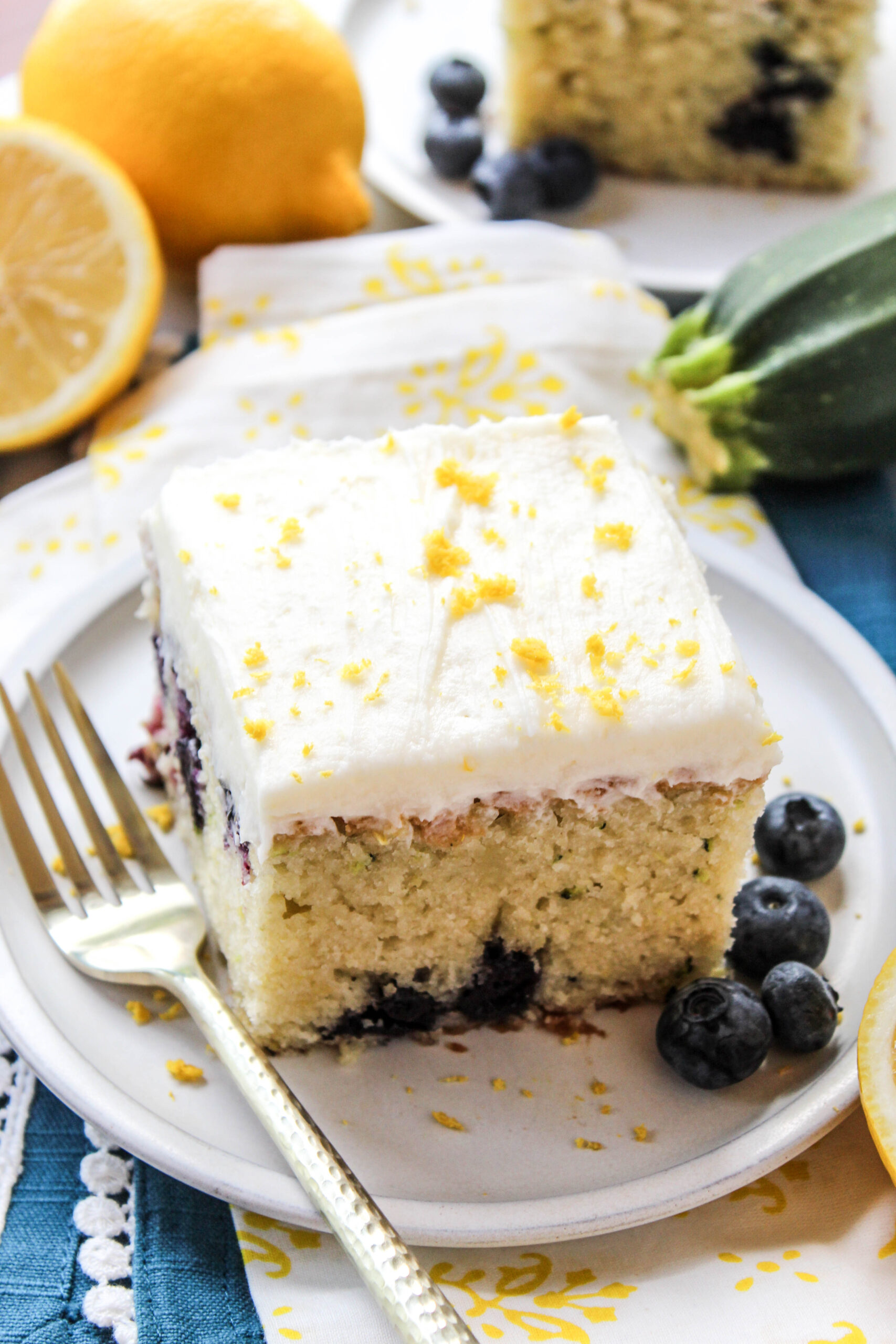 Blueberry Zucchini Cake