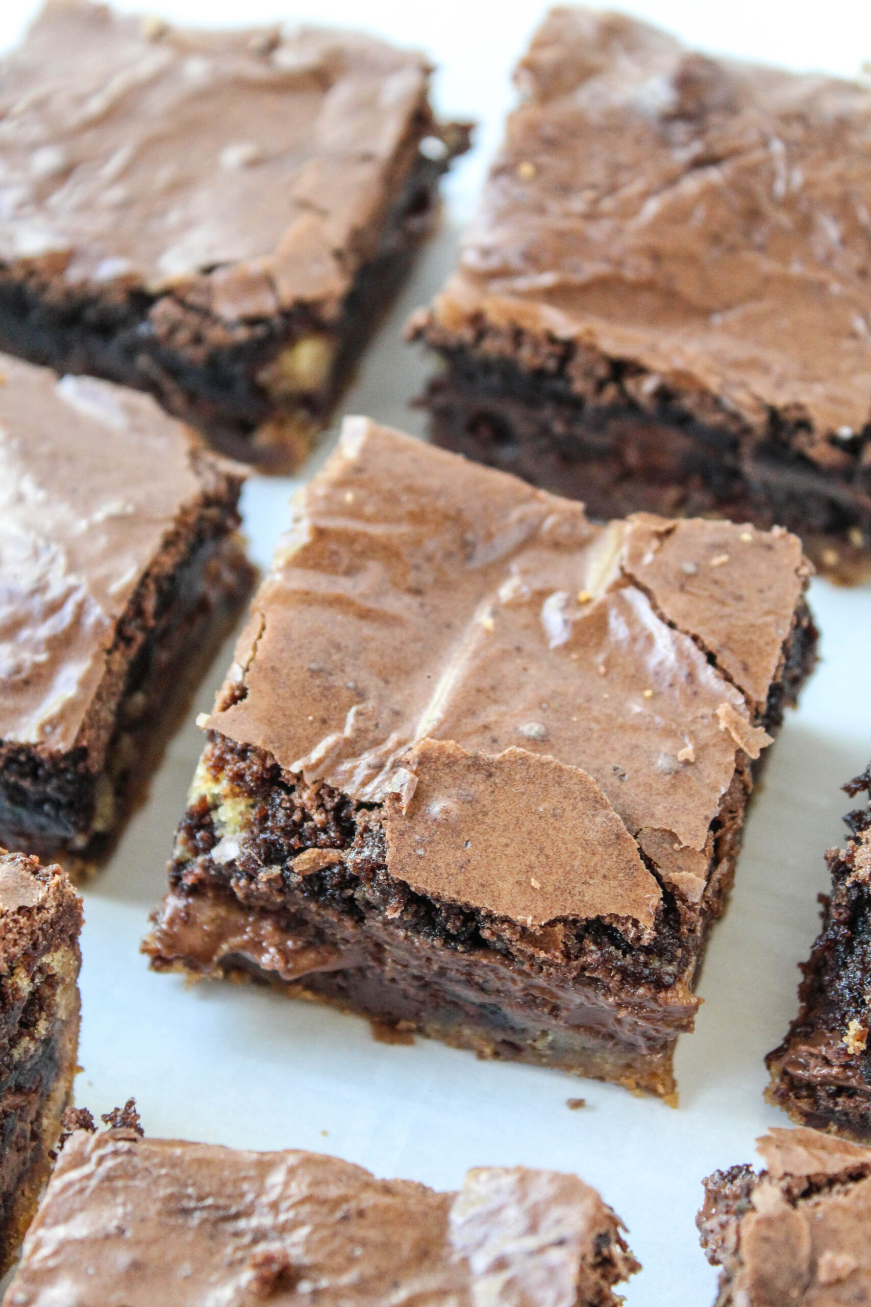 Reese’s Stuffed Brookie Bars