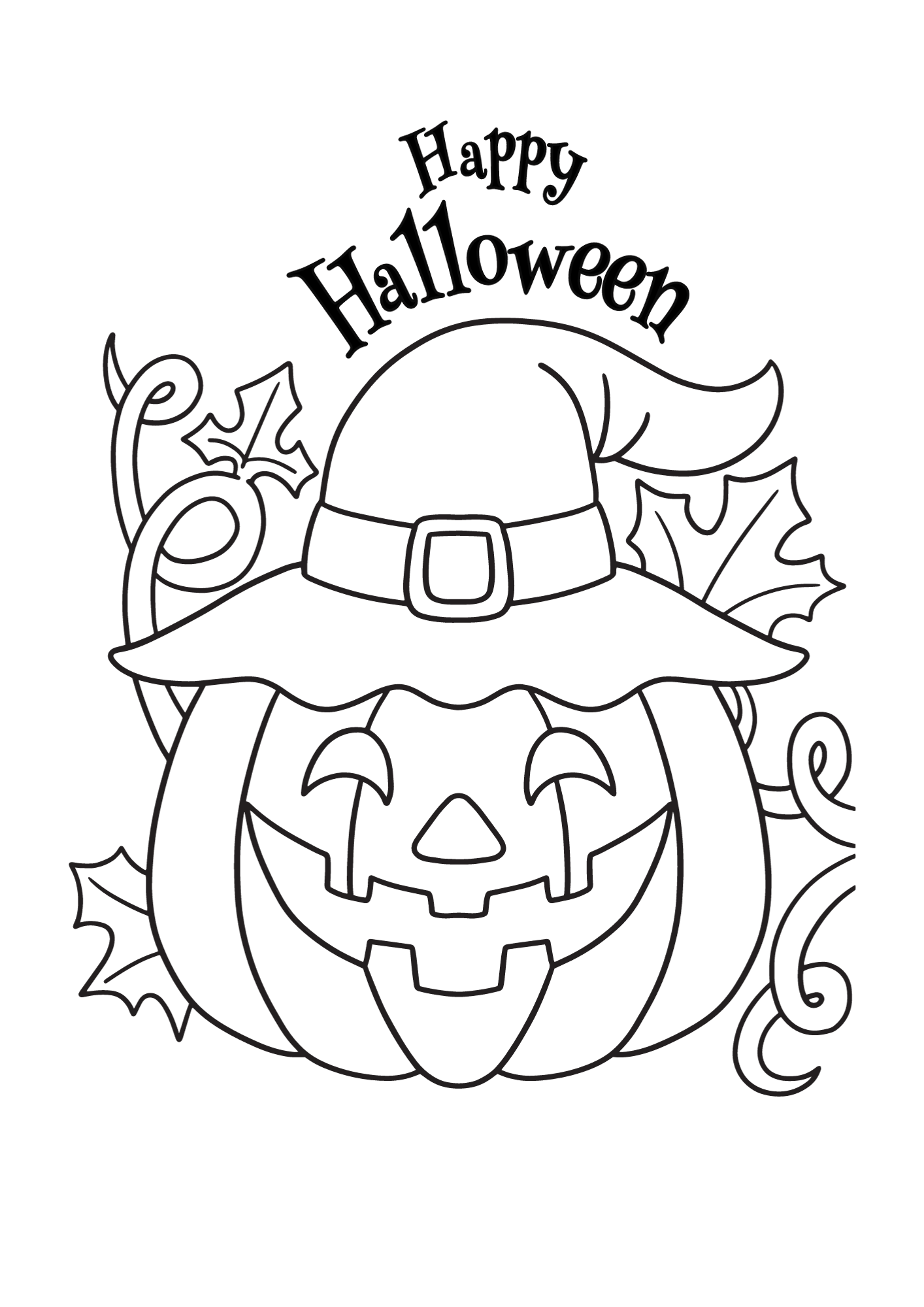 Free Printable Halloween Coloring Book