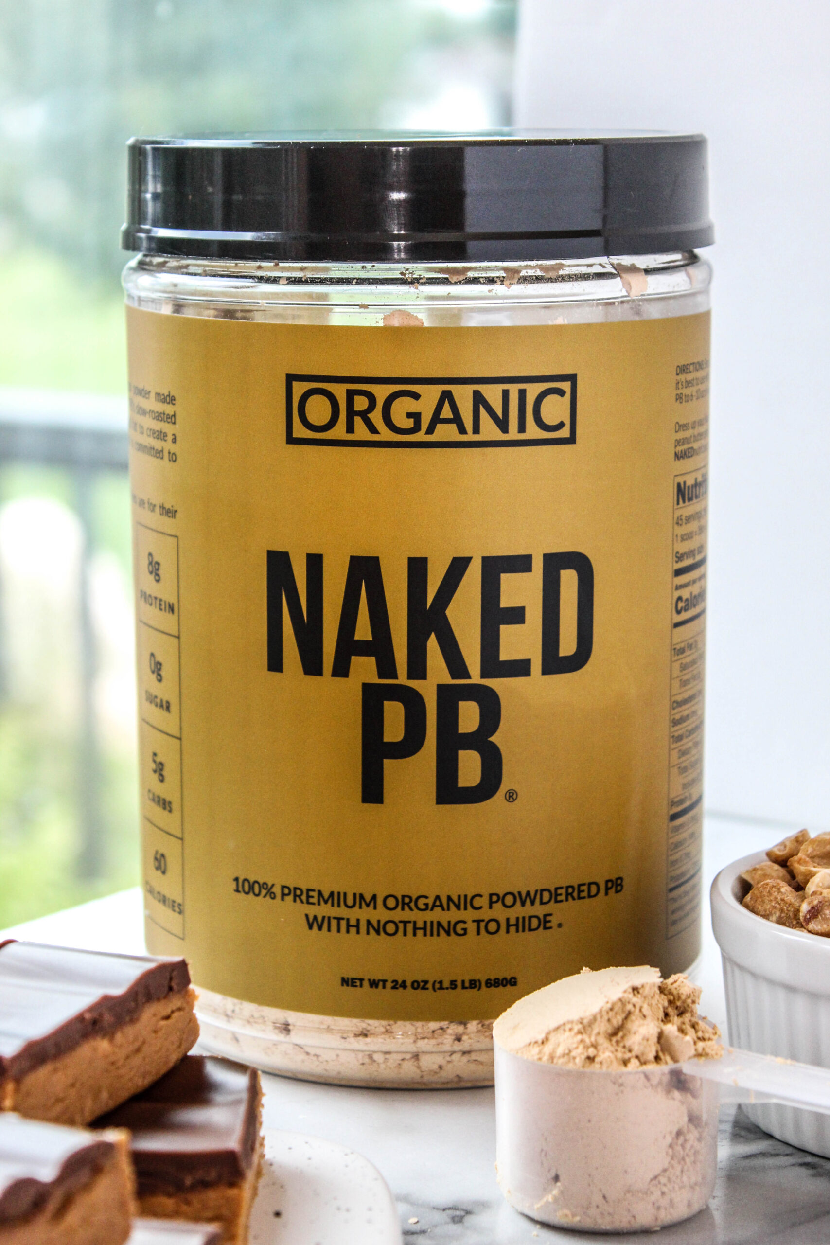 Naked Nutrition Protein Powder used in Healthy protein bars with simple ingredients