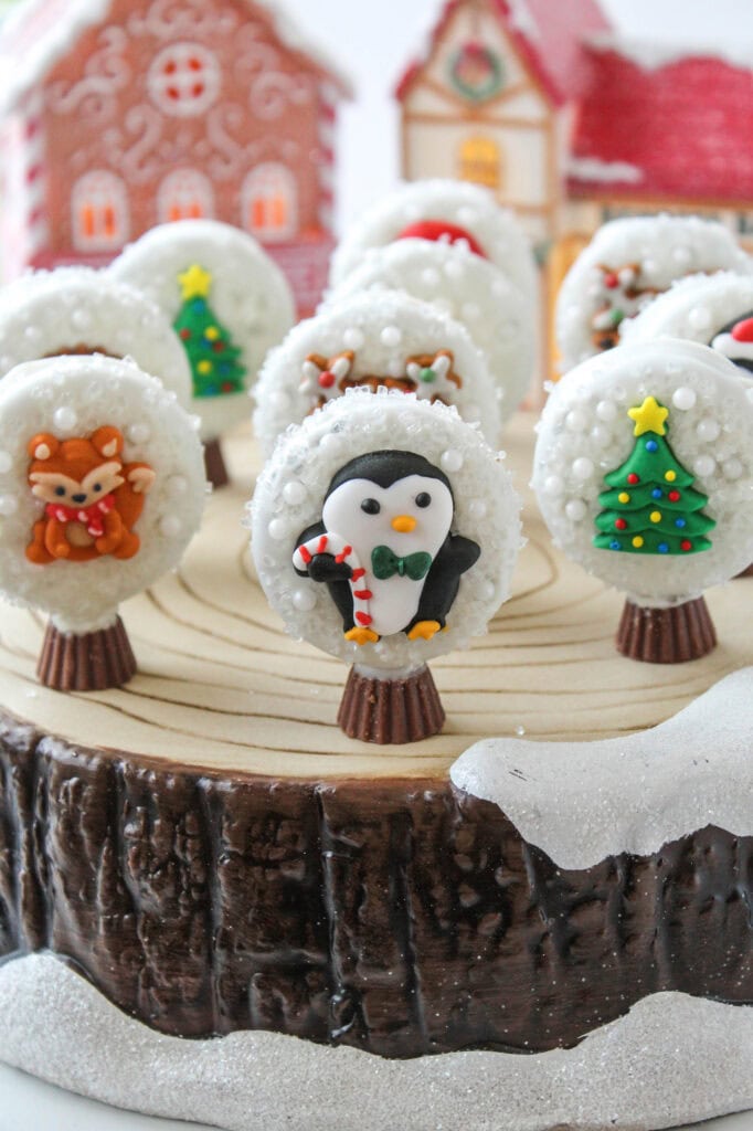 Oreo Snow Globe Cookies