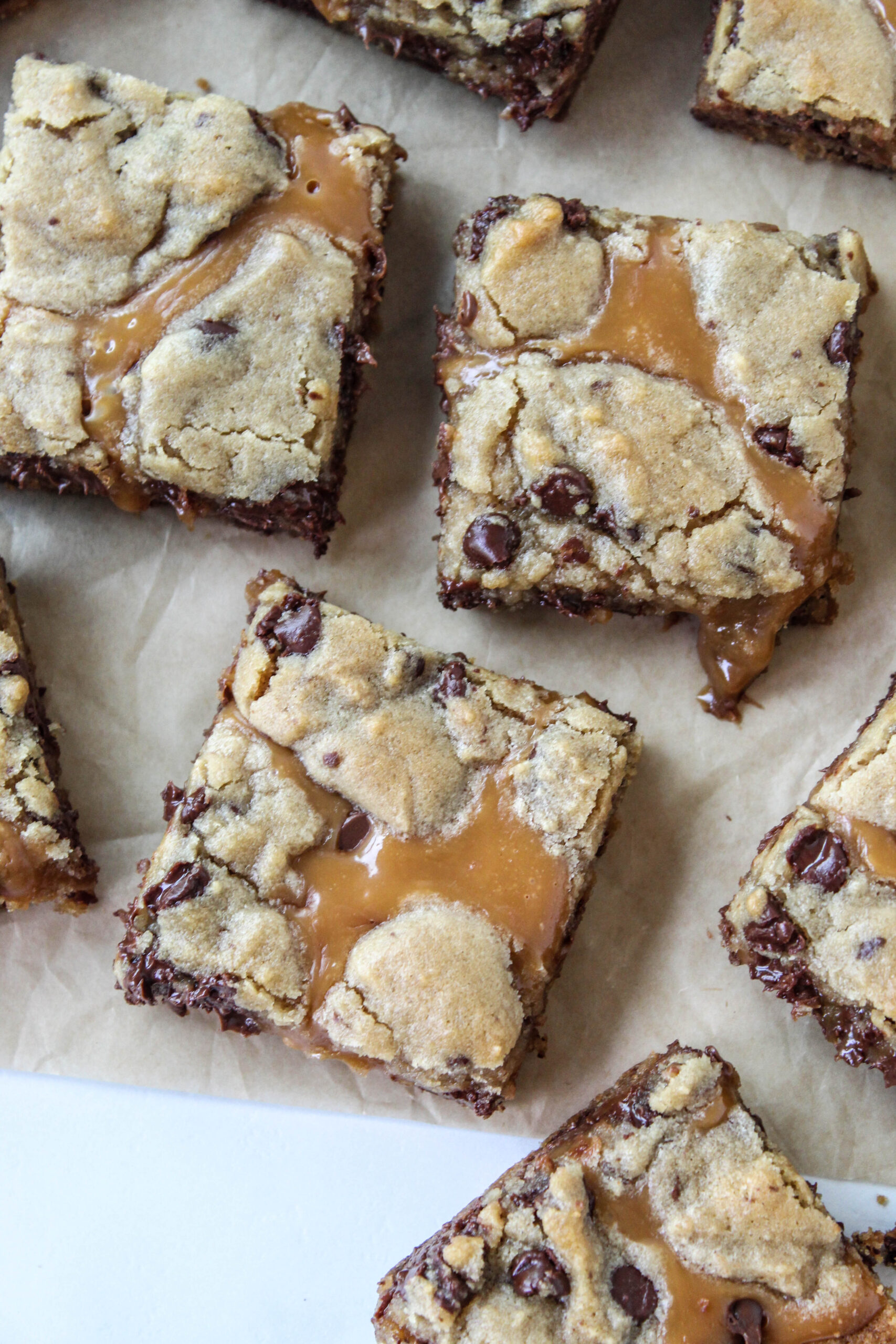 Easy Carmelitas with Cookie Dough