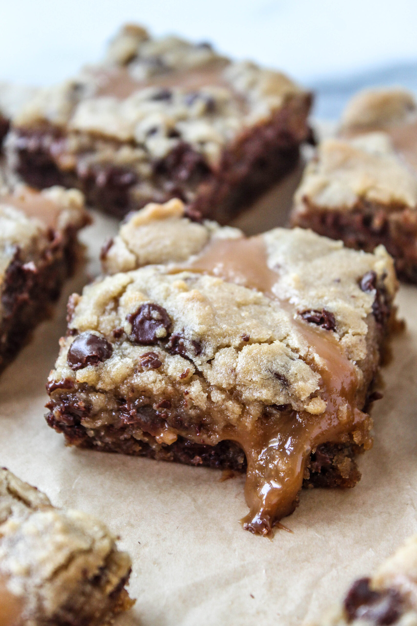 Easy Carmelitas with Cookie Dough