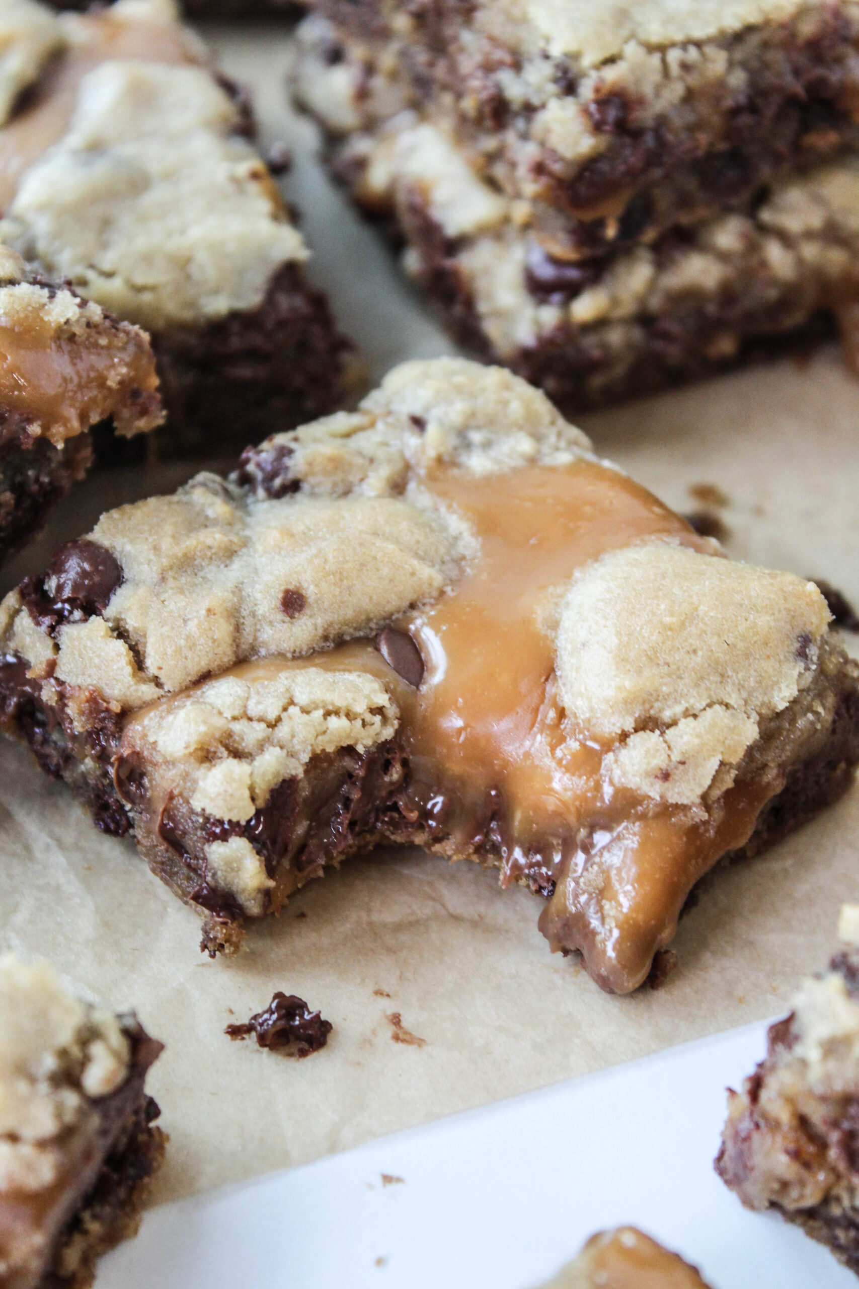 Easy Carmelitas with Cookie Dough
