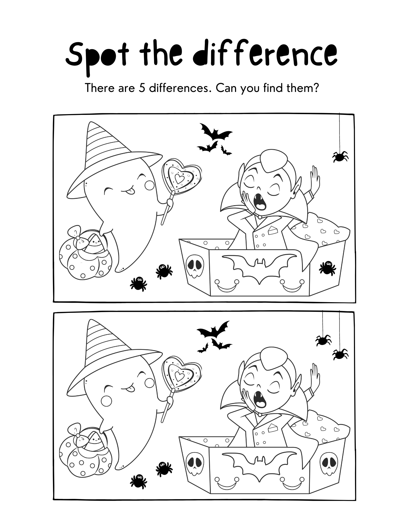 Free Printable Halloween Activity Sheets