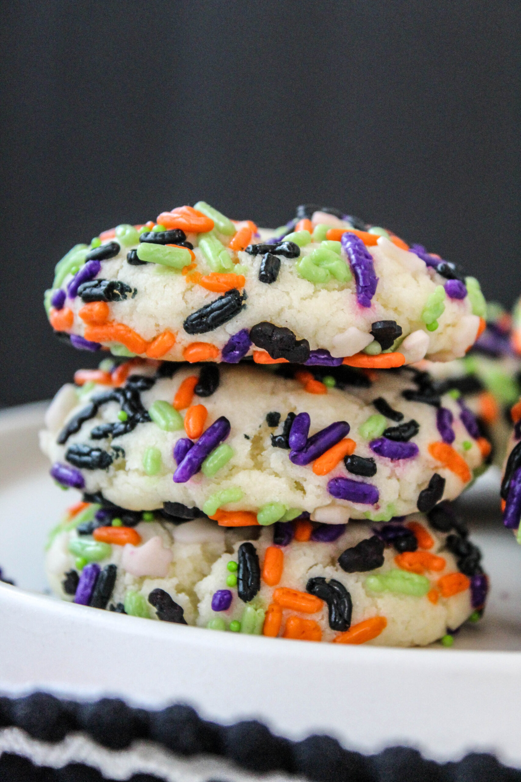 Halloween Sprinkle Cake Mix Cookie Recipe
