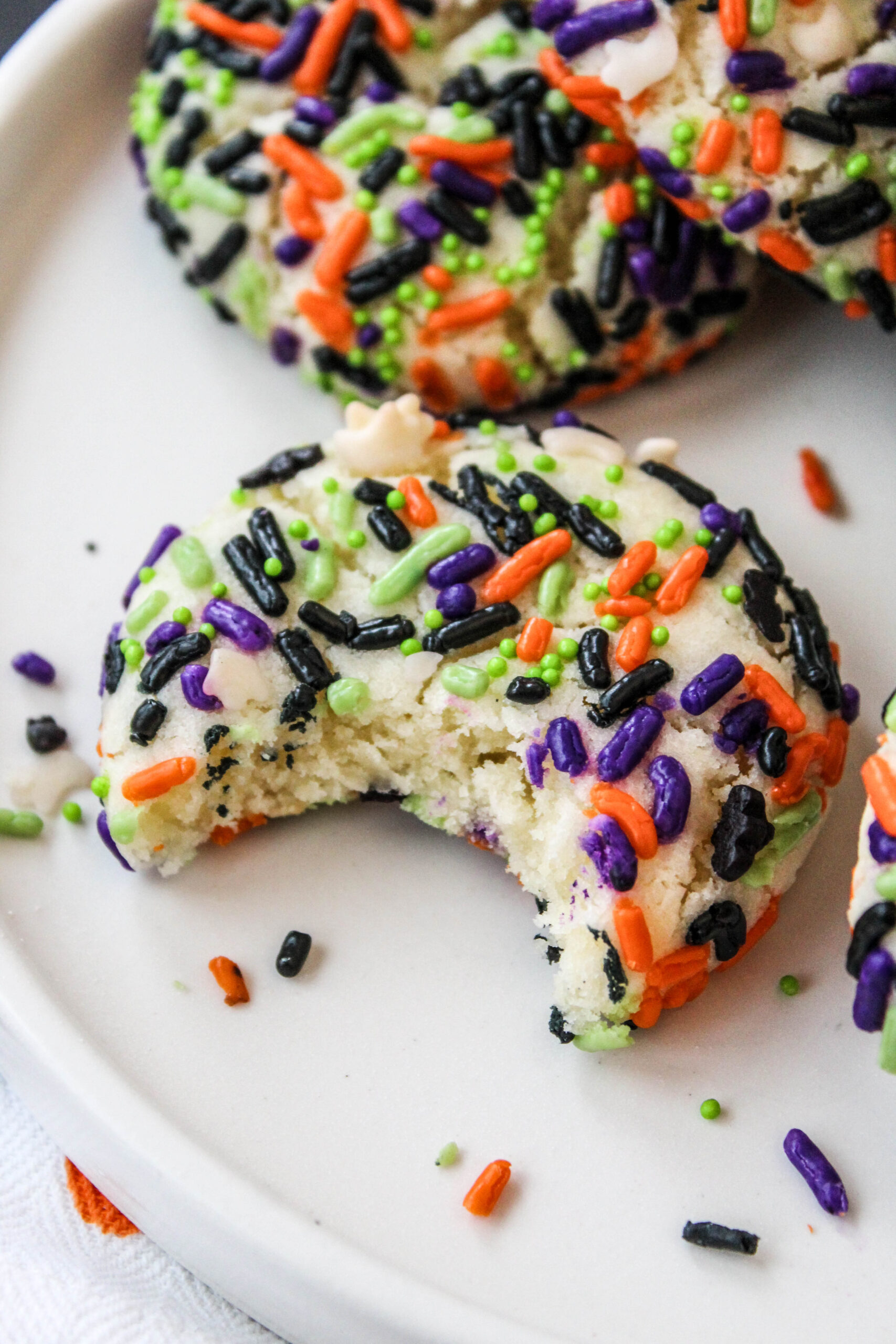 Halloween Sprinkle Cake Mix Cookie Recipe