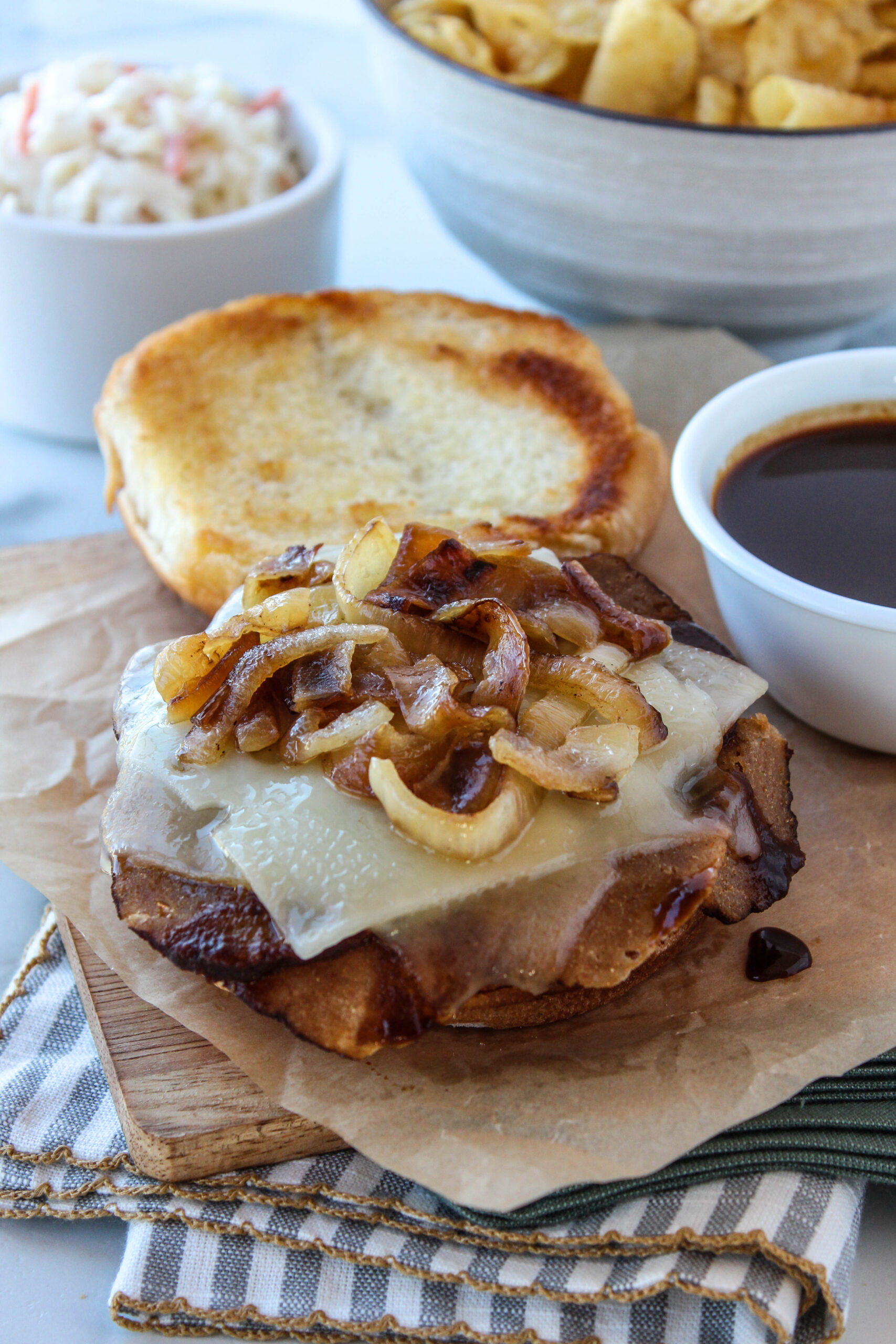 Vegetarian Roast Beef Sandwich