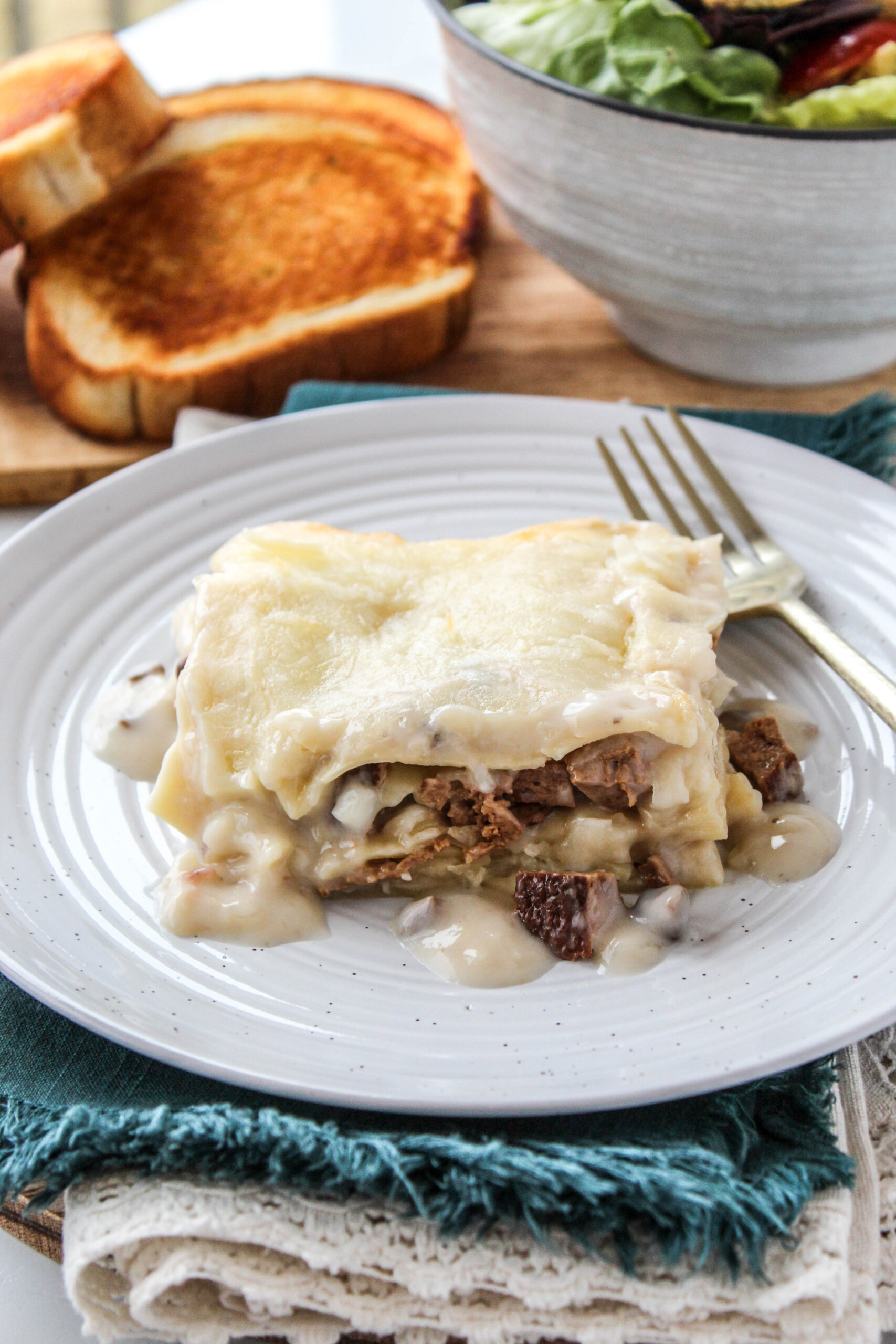 Vegetarian White Chicken Lasagna