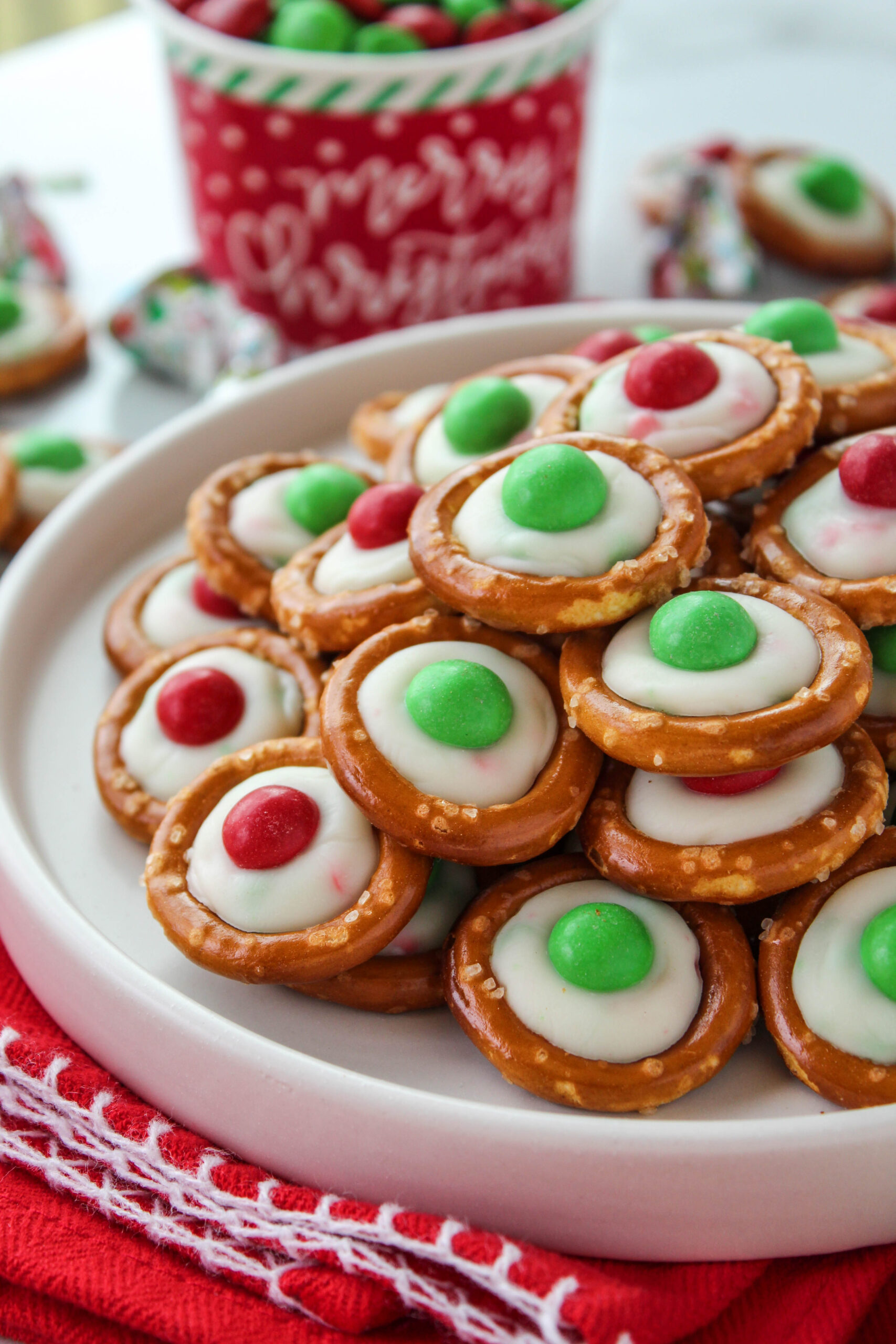 Sugar Cookie Pretzel Bites