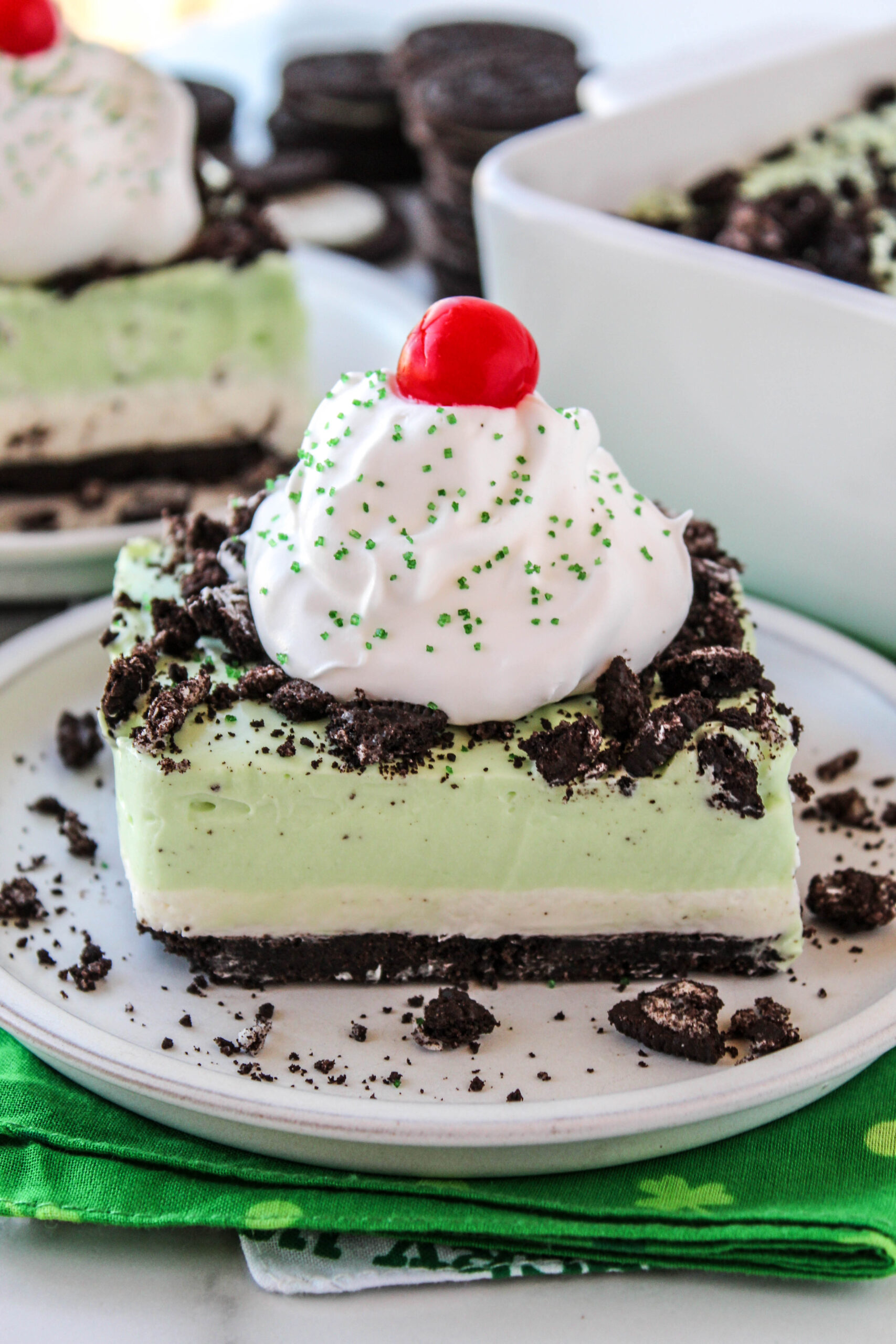 The Best Shamrock Shake Lasagna