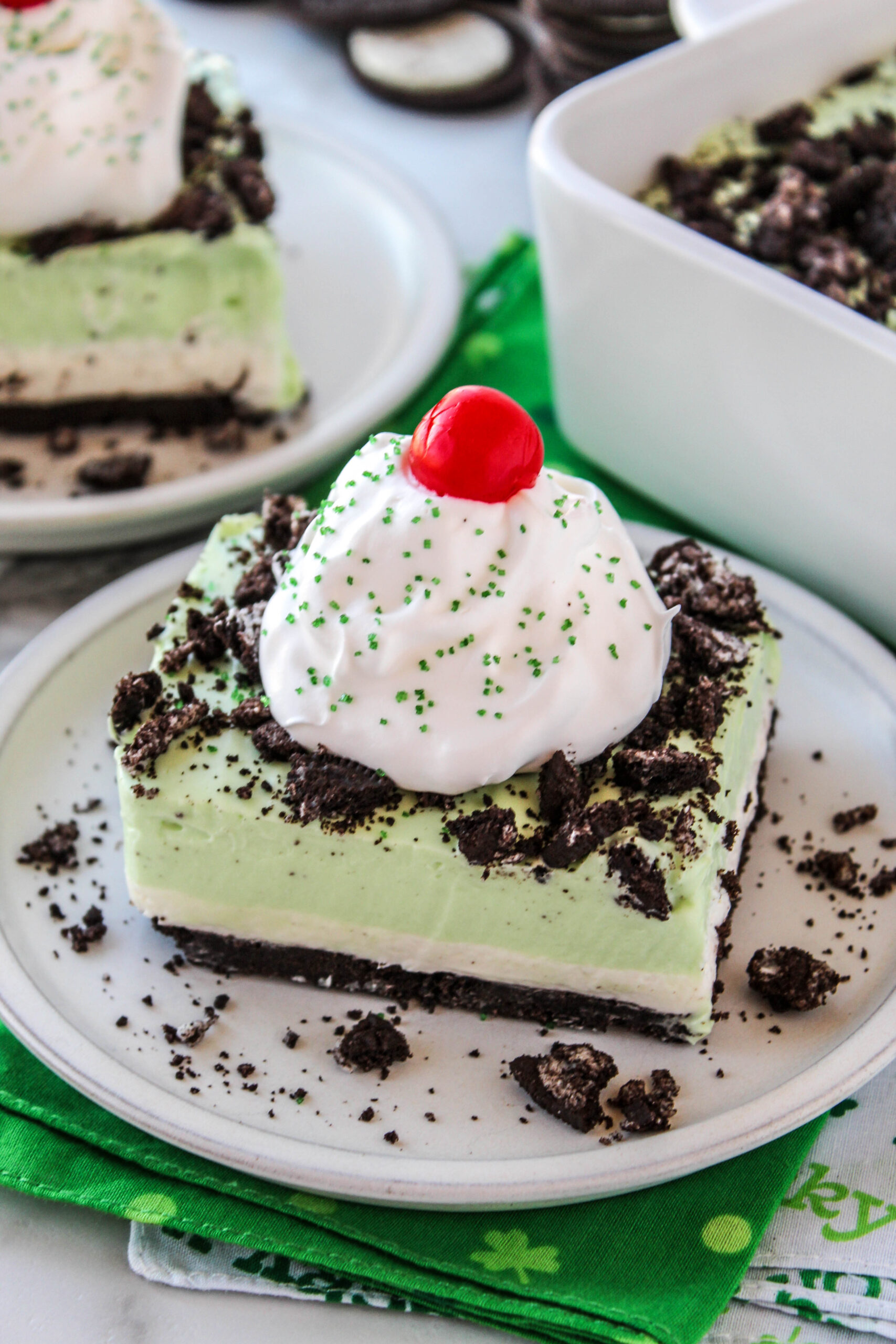 The Best Shamrock Shake Lasagna
