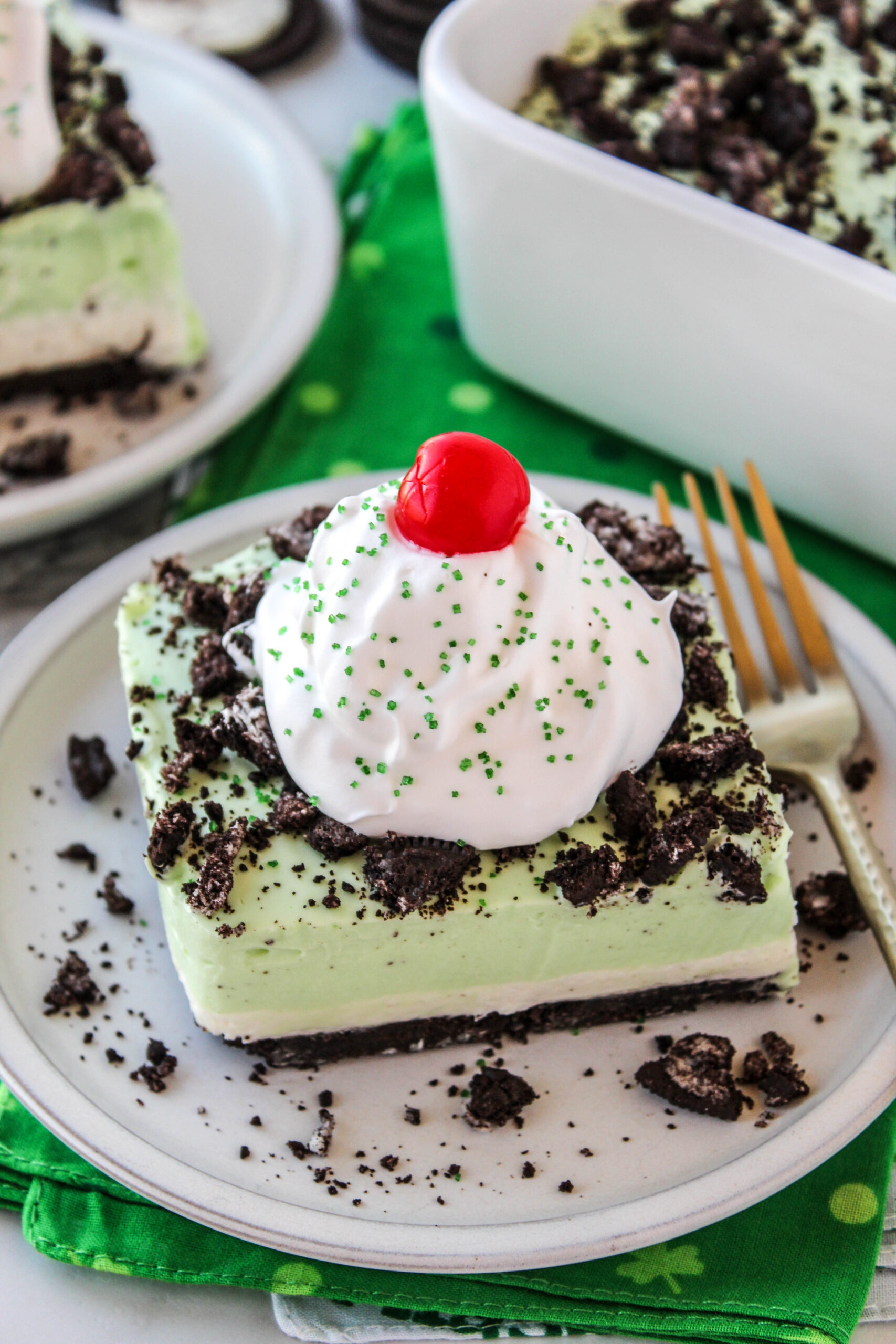 The Best Shamrock Shake Lasagna
