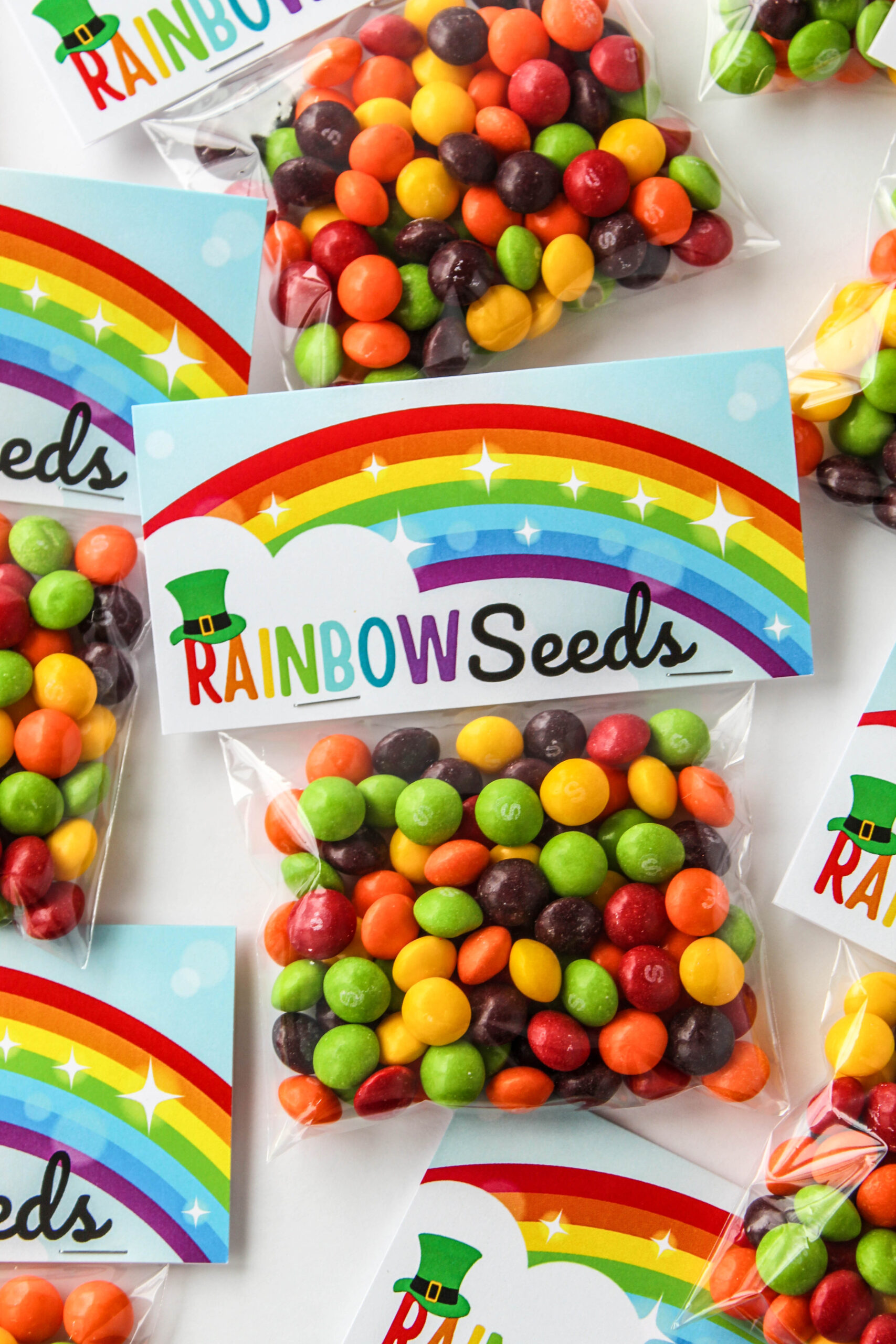 Rainbow Seeds Free Printable Bag Topper