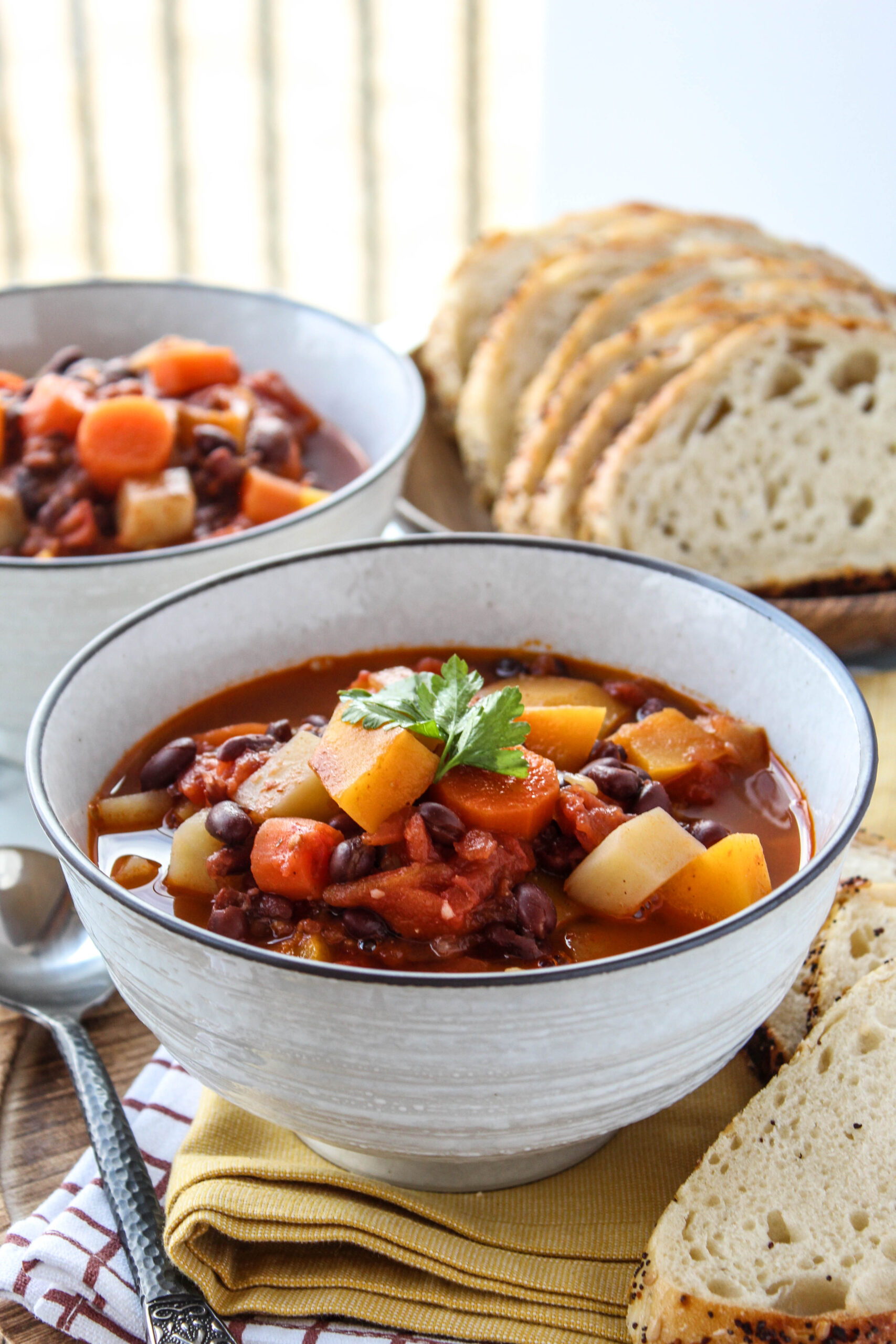 Vegetarian Butternut Squash & Black Bean Chili