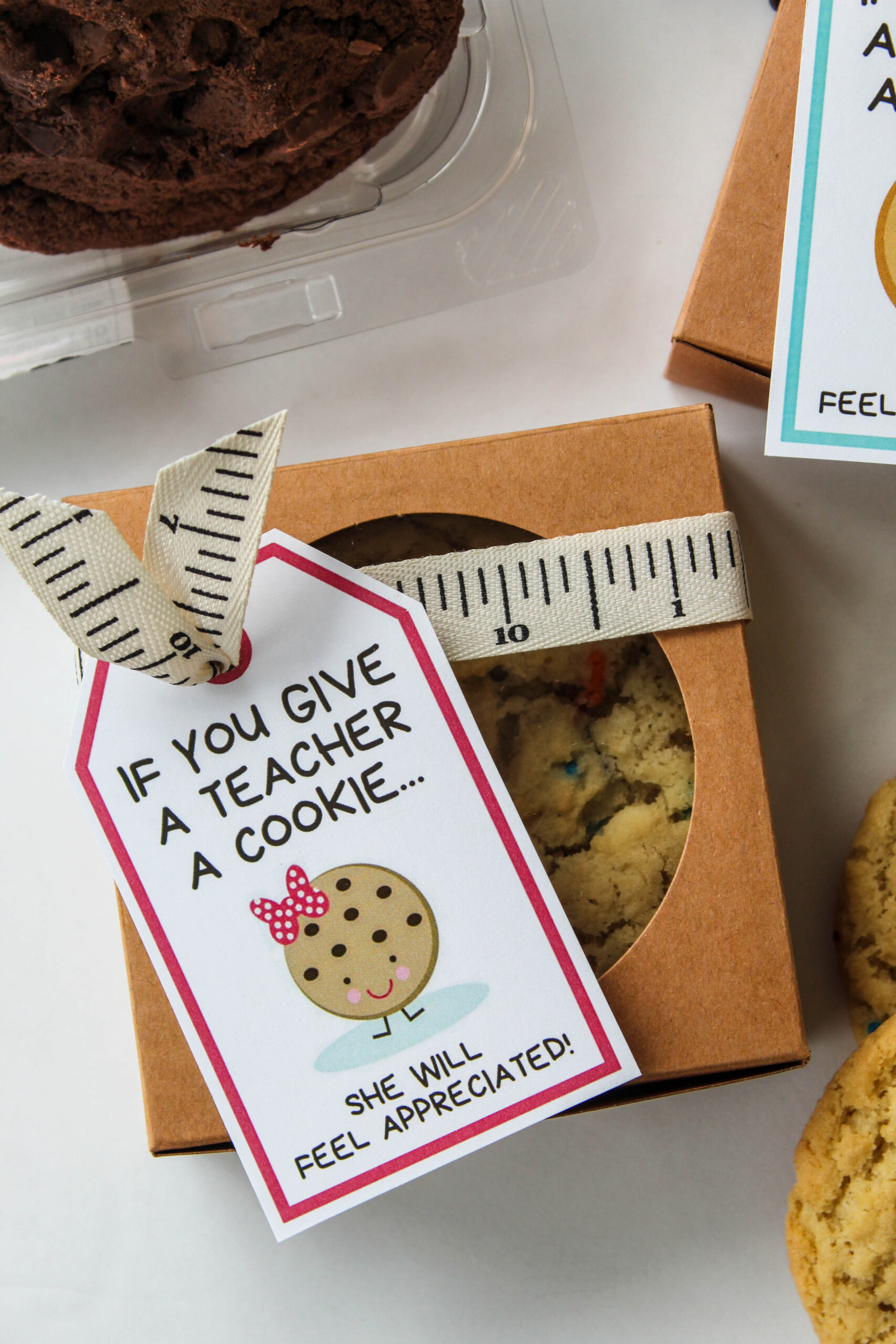 If You Give a Teacher a Cookie Free Printable Teacher Appreciation Gift Tags