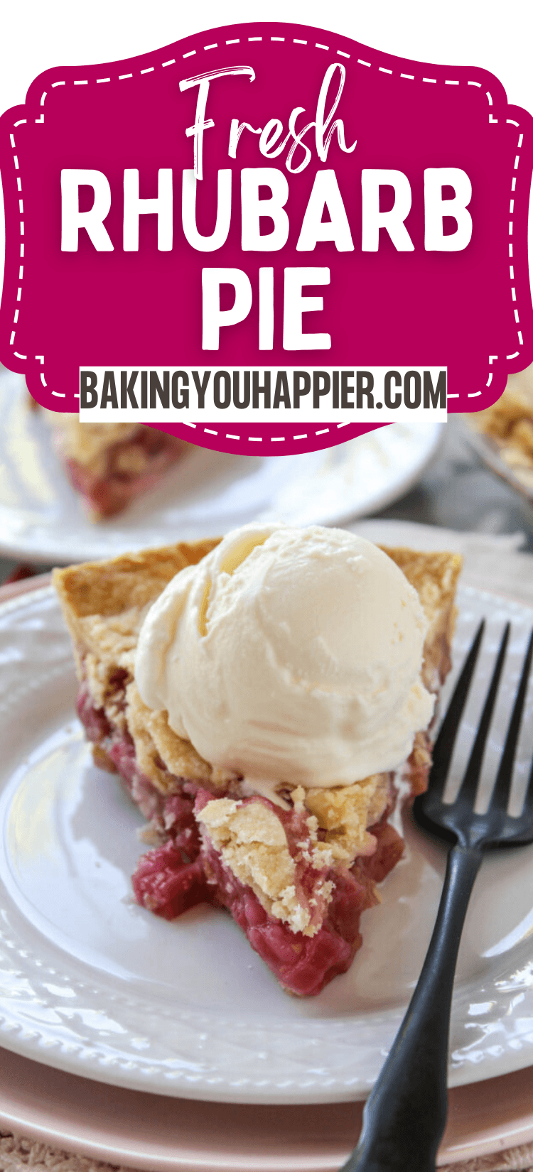 Fresh Rhubarb Pie Recipe