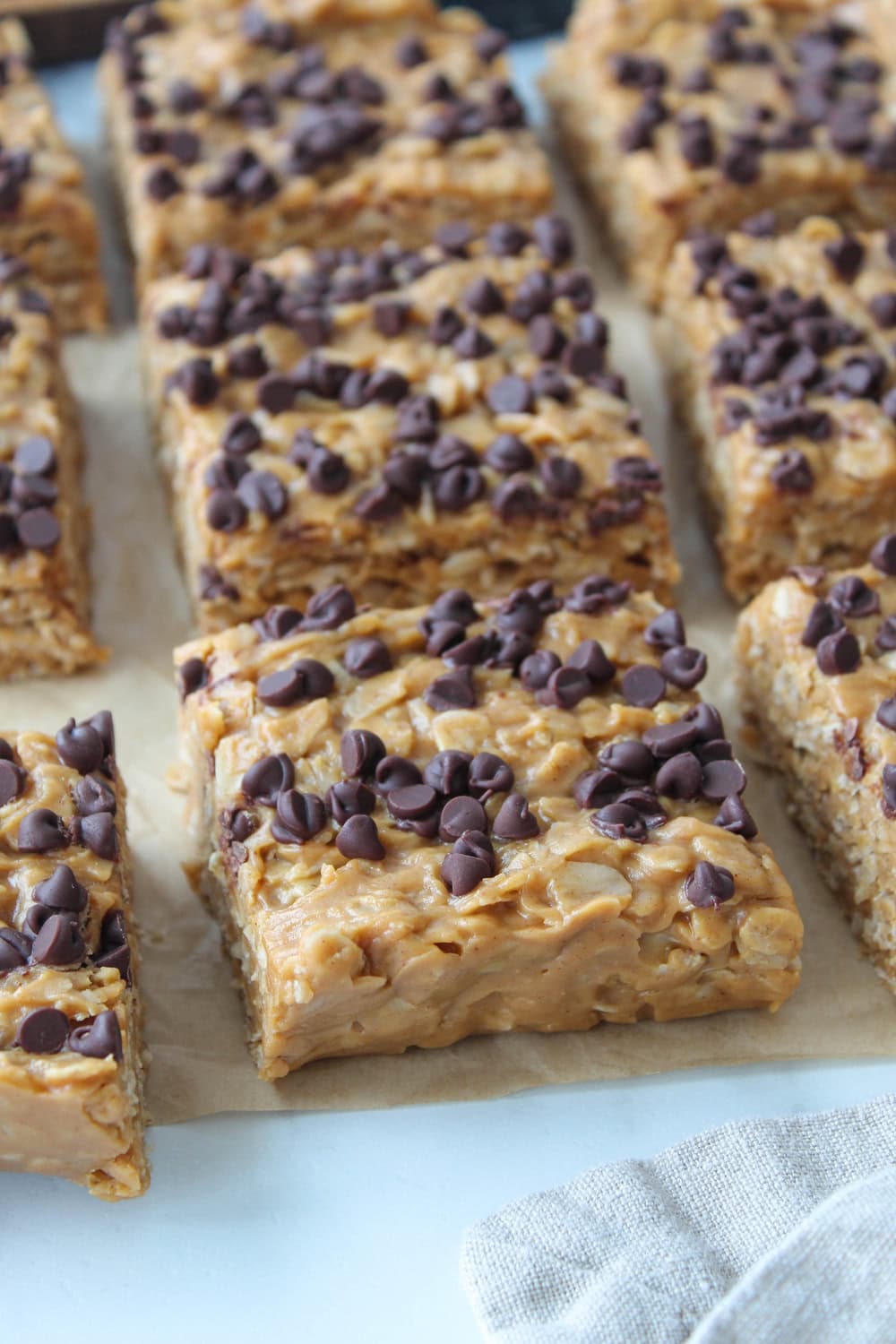 No Bake Peanut Butter Oat Bars
